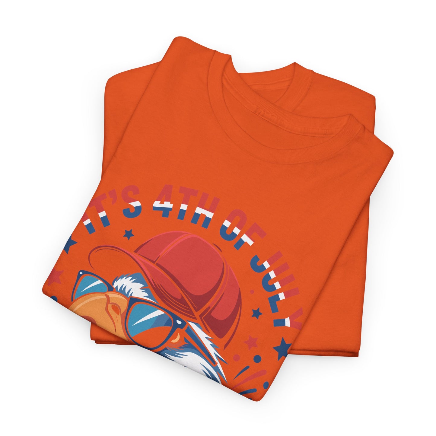 Bruh 4th Of July Boys Kids Fourth Of July Bald Eagle T-Shirt