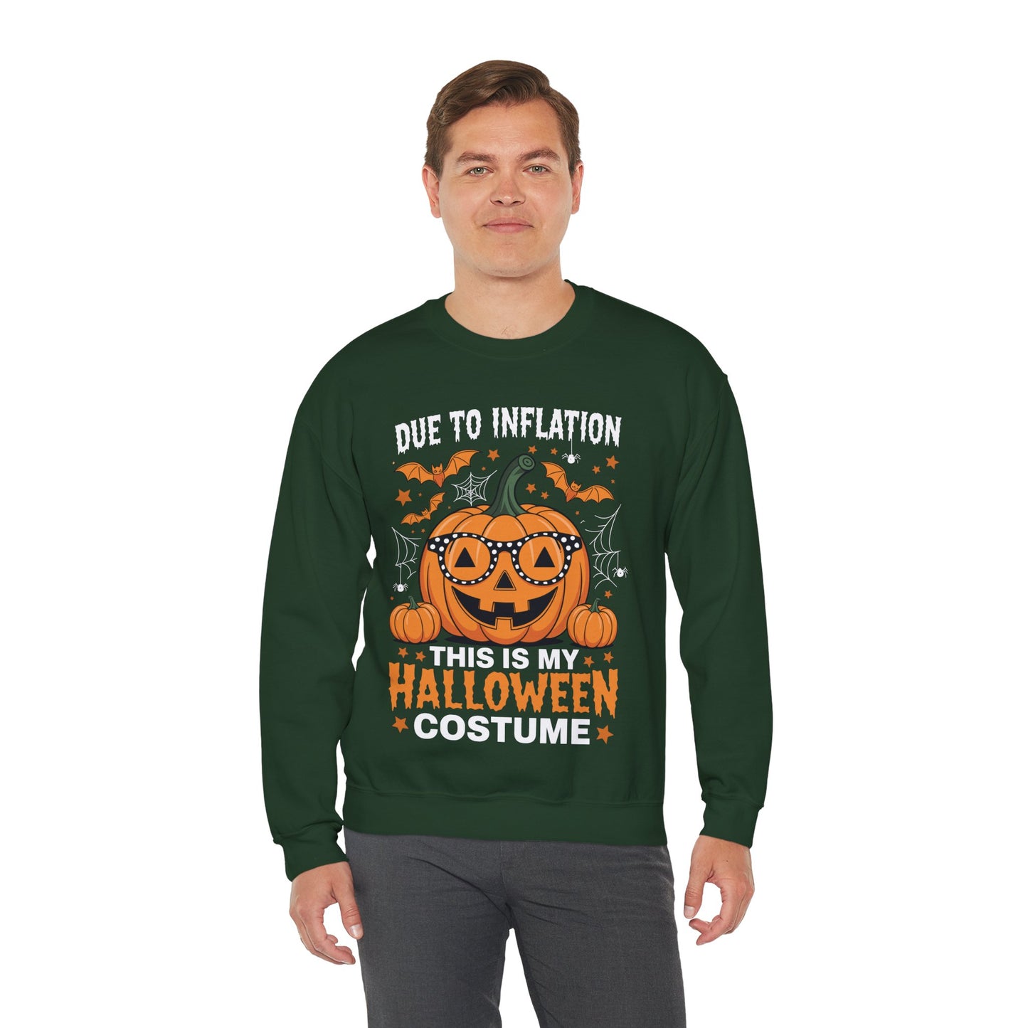 Pumpkin Halloween Costume Men Women Funny Halloween 2025 Sweatshirt