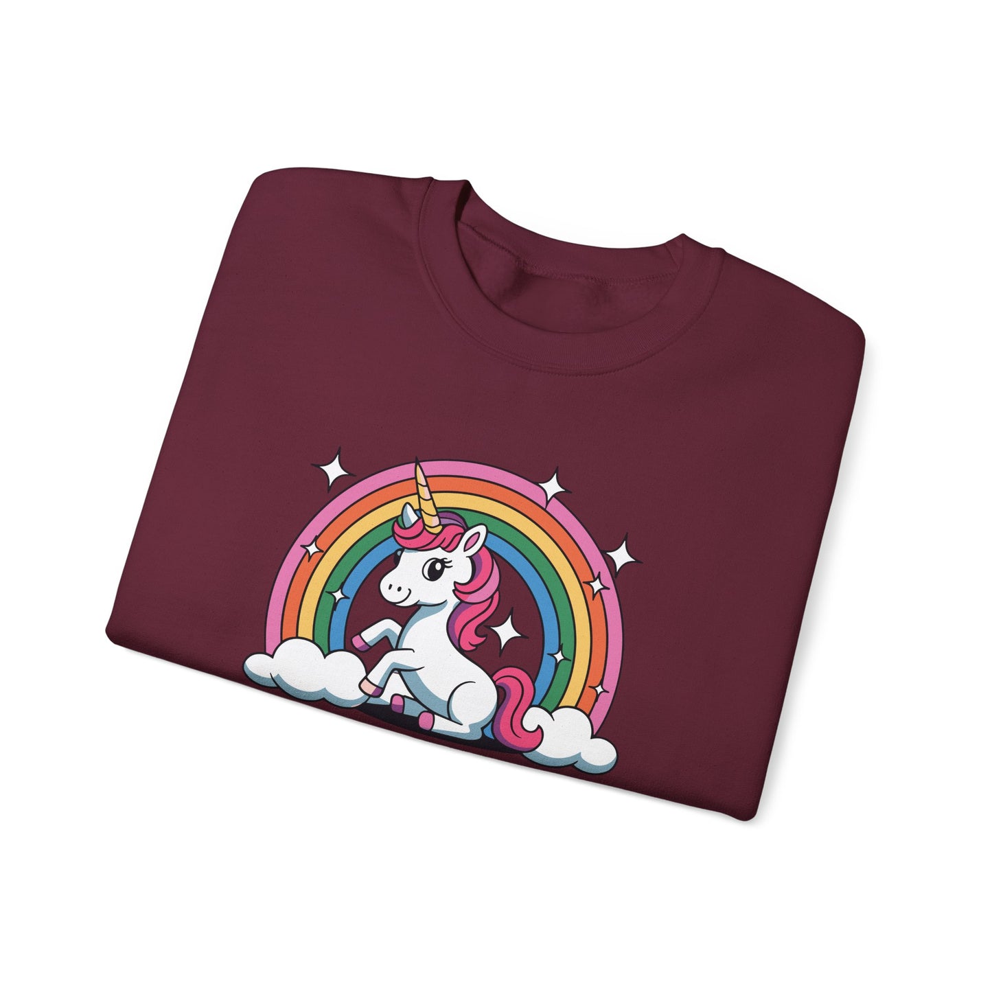 Funny Alpha Male Unicorn Sarcastic Ironic Weird Y2K Humor Sweatshirt