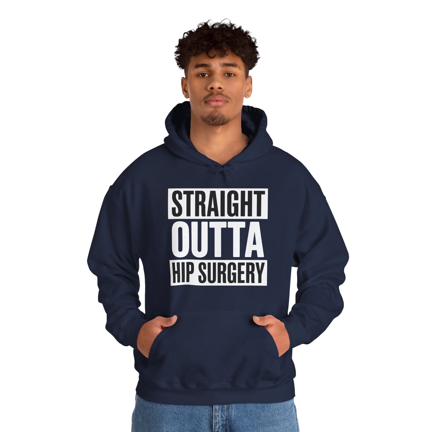 Straight Outta Hip Surgery Get Well Hip Replacement Recovery Hoodie
