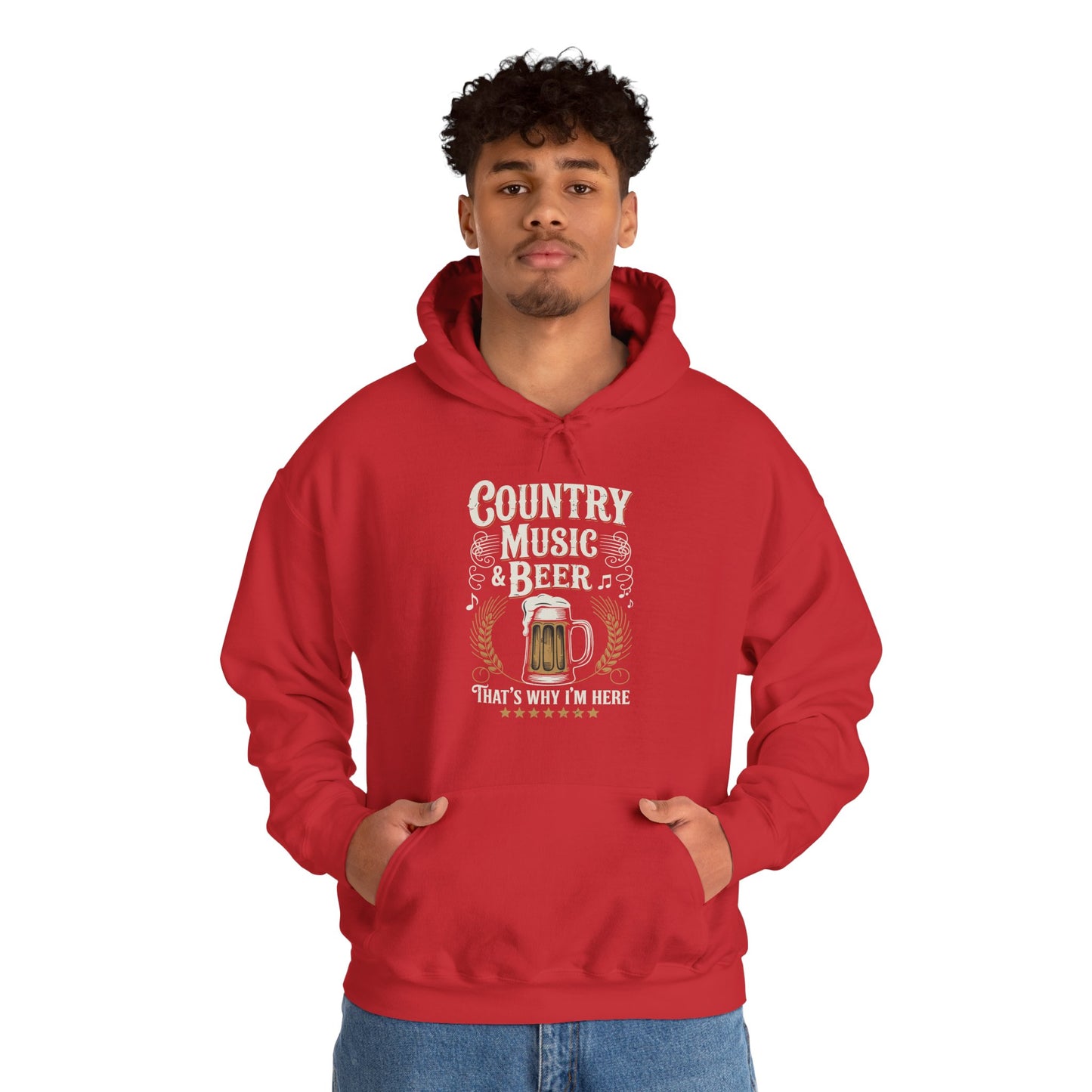 Vintage Country Music and Beer That's Why I'm Here Legends Hoodie
