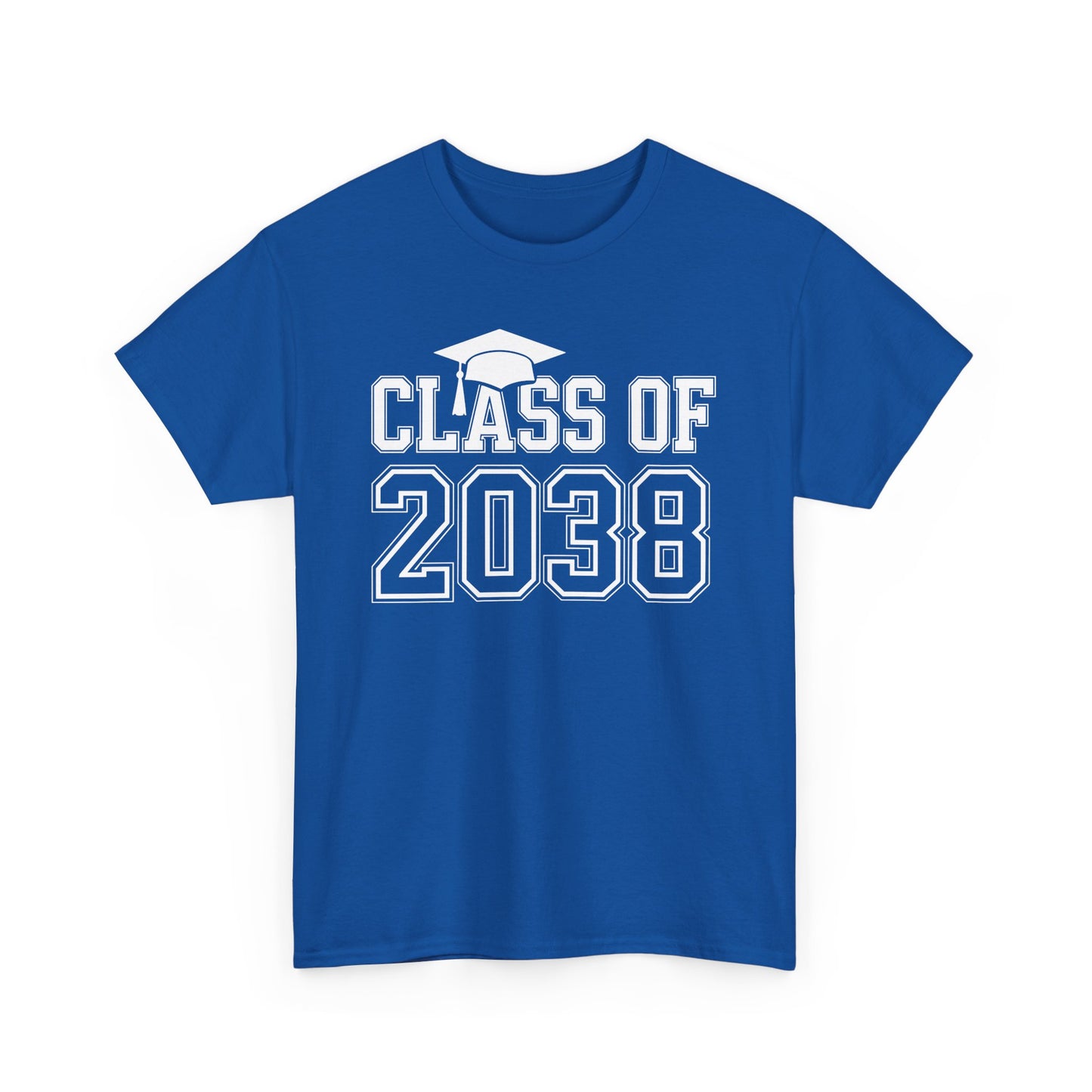 Class of 2038 Grow With Me Funny Kindergarten Back To School T-Shirt