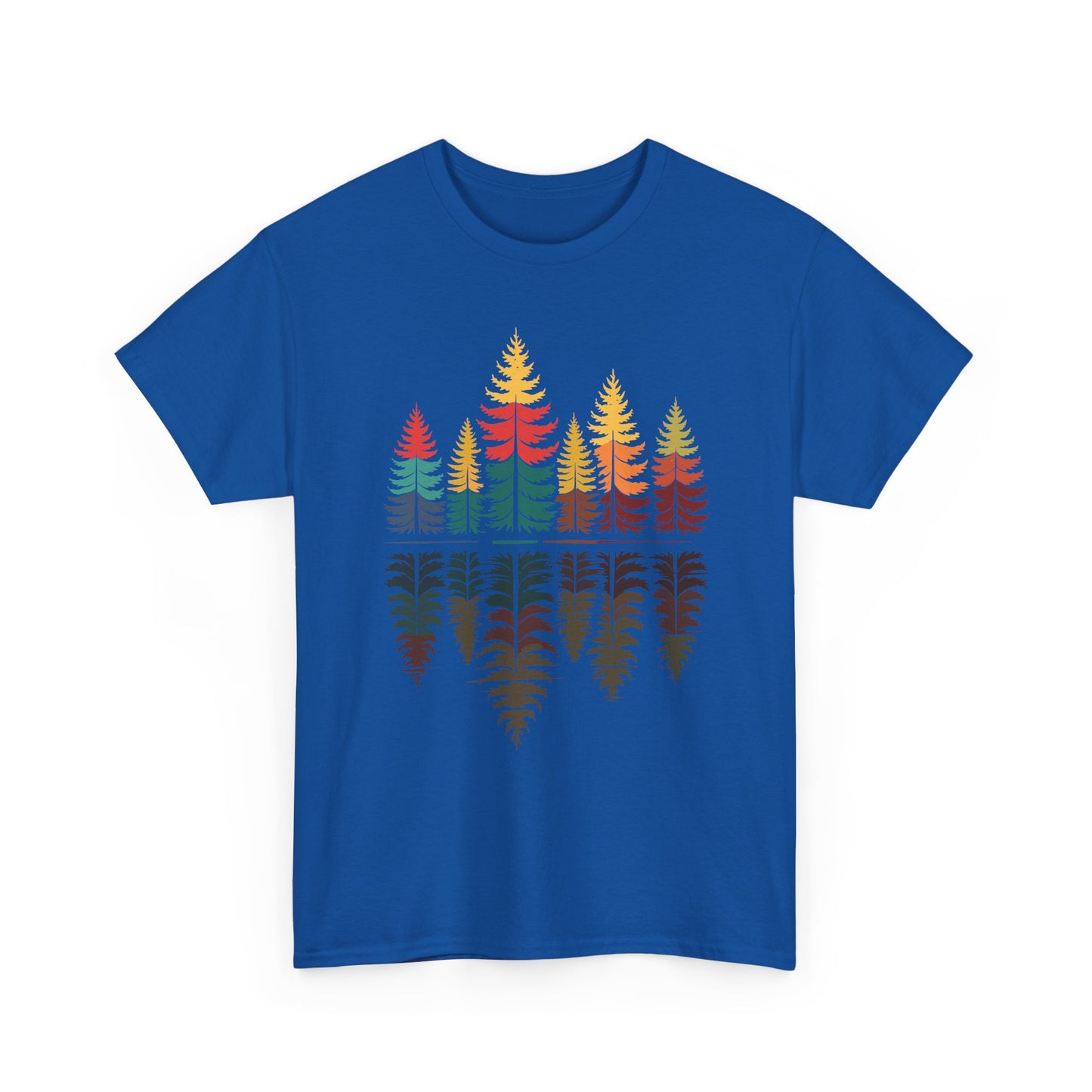 Nature Reflection Forest Trees Outdoor Wildlife T-Shirt