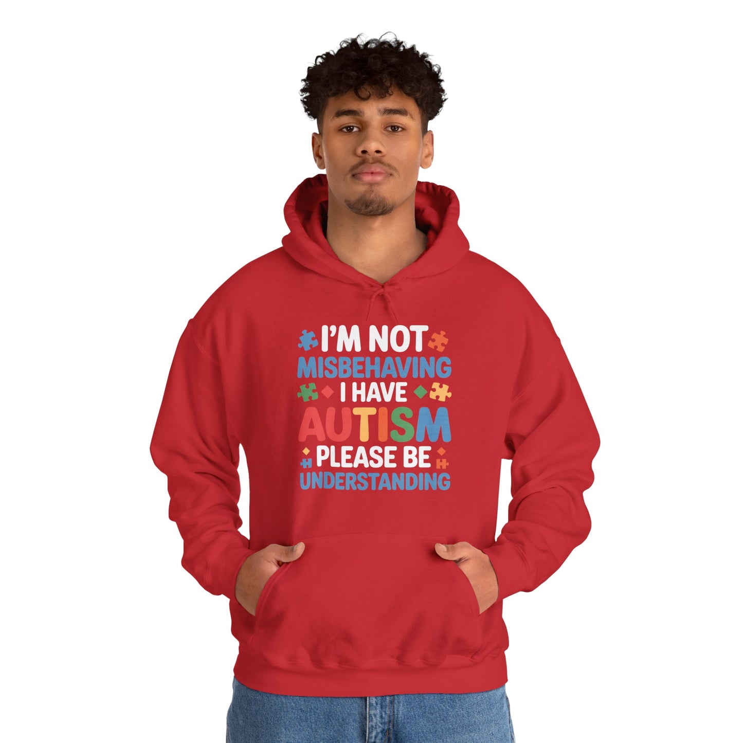 Autism Awareness I'm Not Misbehaving I Have Autism Hoodie