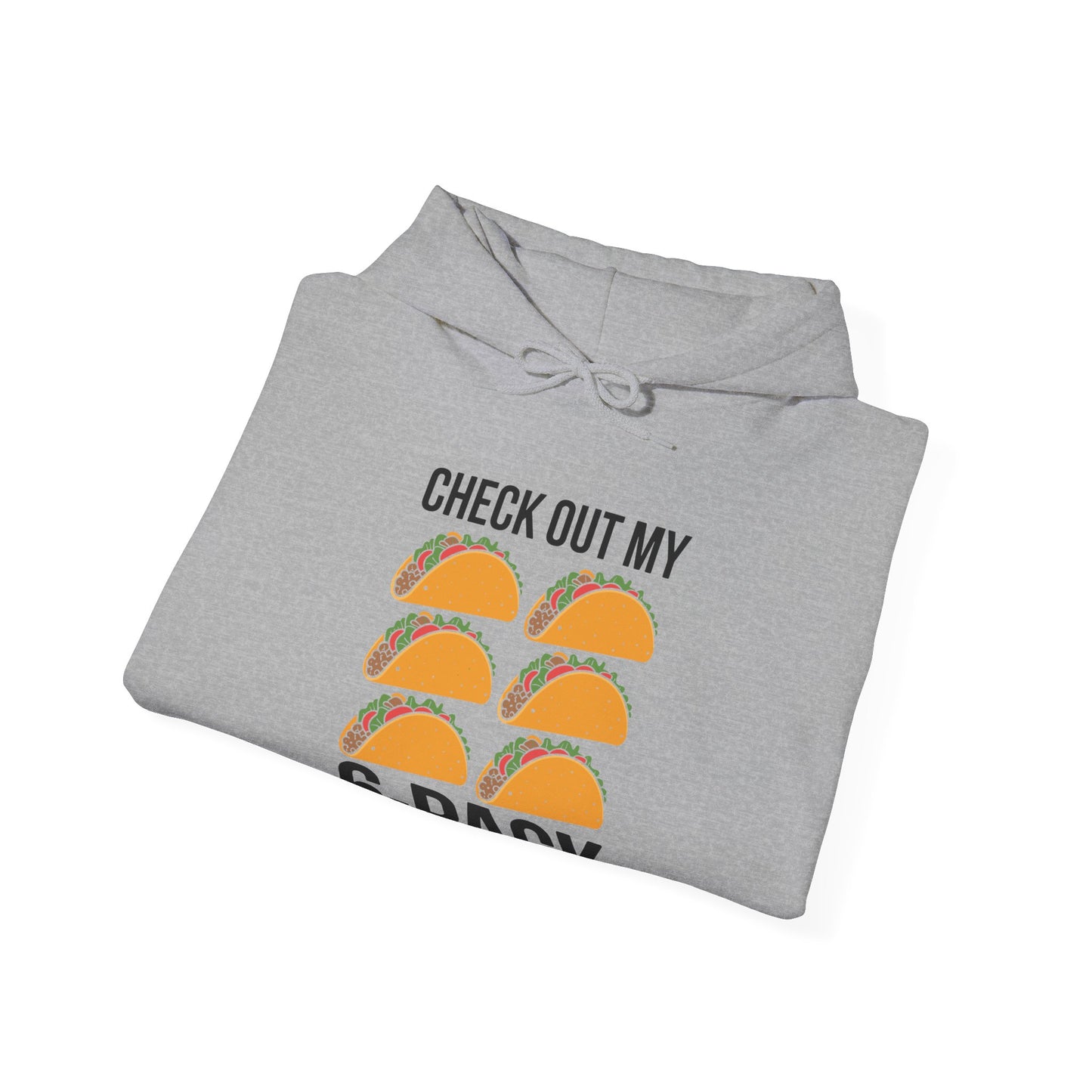 6 Pack Fitness Taco Funny Mexican Gym Top for Taco Lovers Hoodie