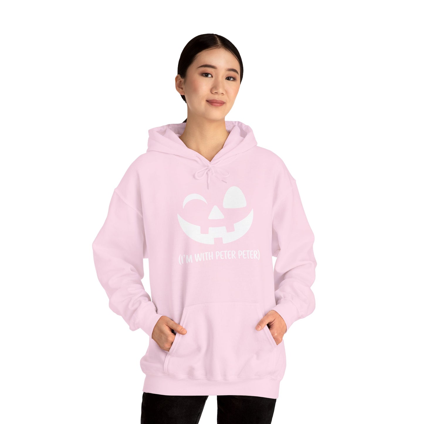 Im With Peter Couple Halloween Adult Eater Pumpkin Hoodie
