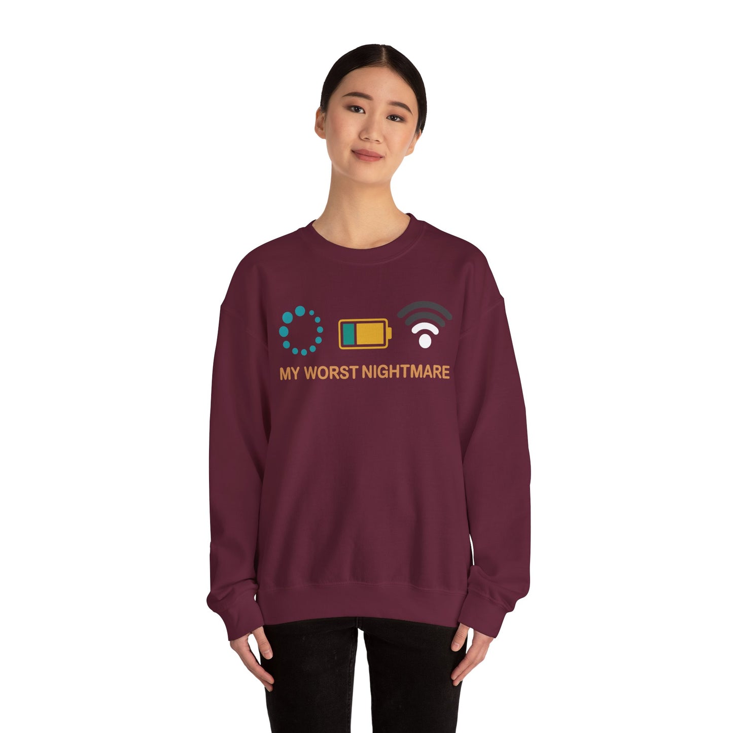 My Worst Nightmare Funny gifts for Gamers Sweatshirt