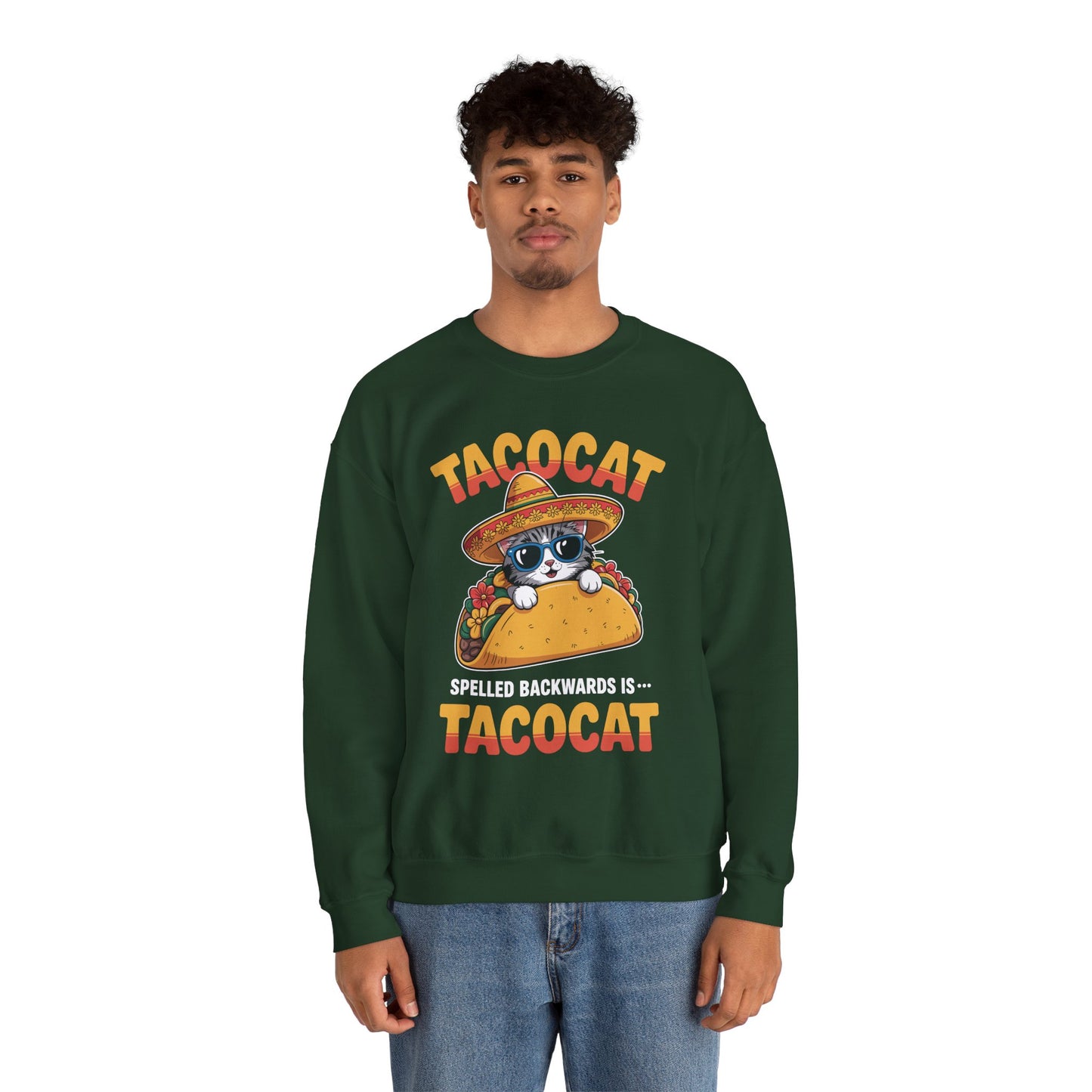Tacocat Spelled Backwards Taco Cat Cinco De Mayo T-Shirt Men Women