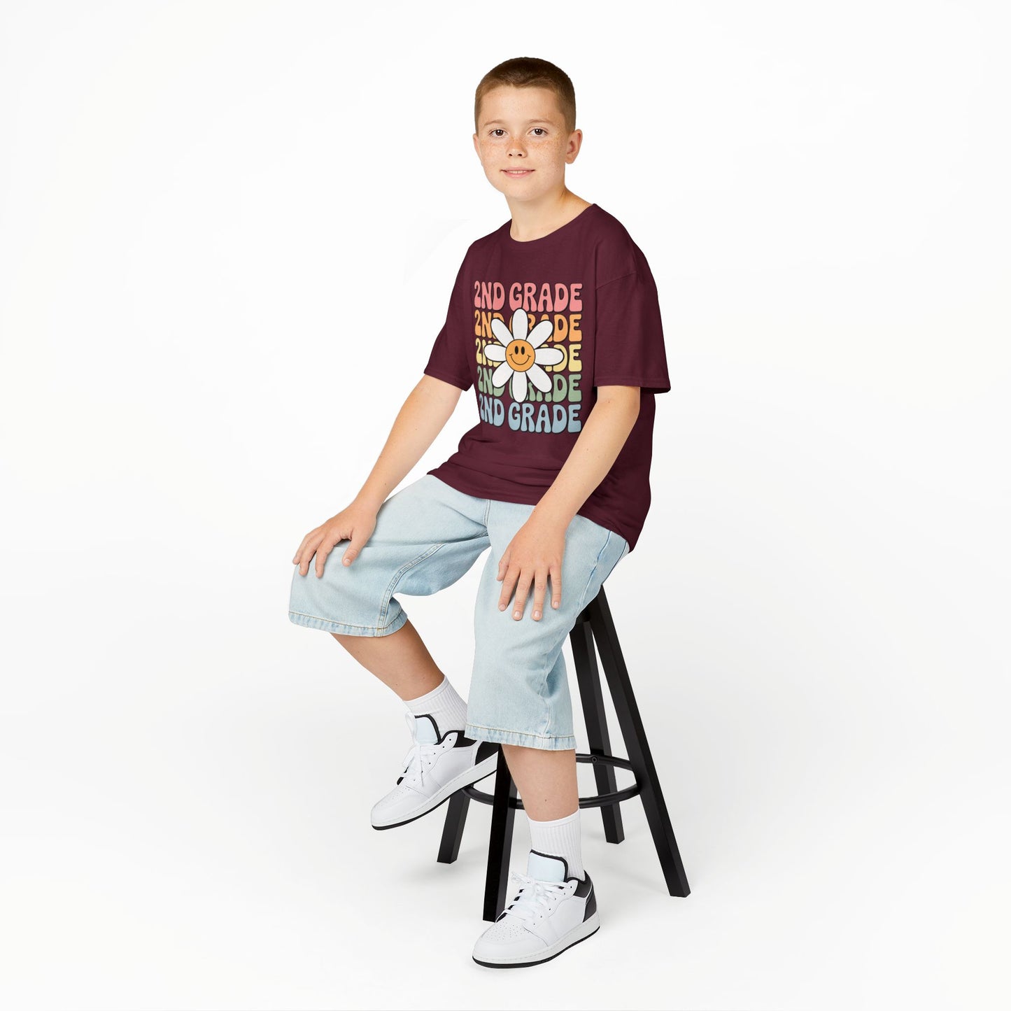 Groovy 2nd Grade Back To School First Day of Second Grade T-Shirt