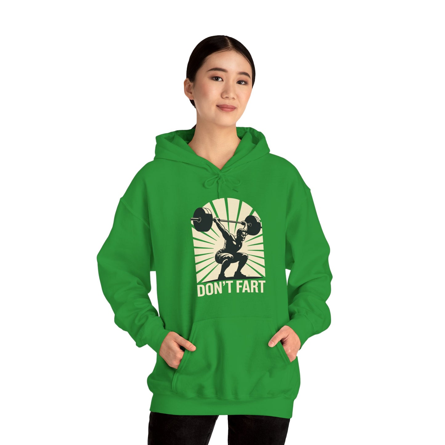 Don't Fart Fitness Gym Workout Weights Squat Humor Hoodie