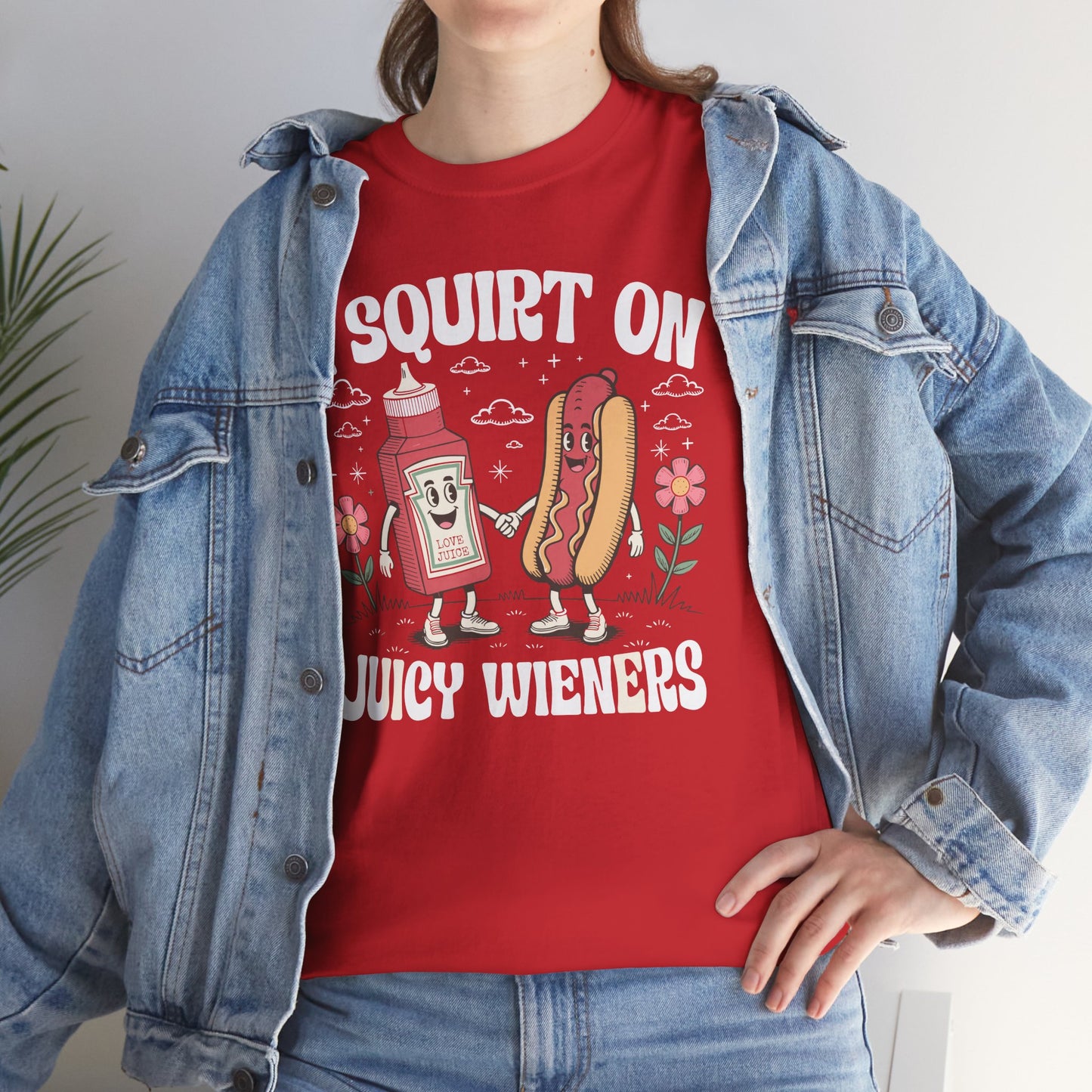 Its A Bad Day To Be A Hot Dog Funny meme Hotdog usa flag Men Women T-Shirt