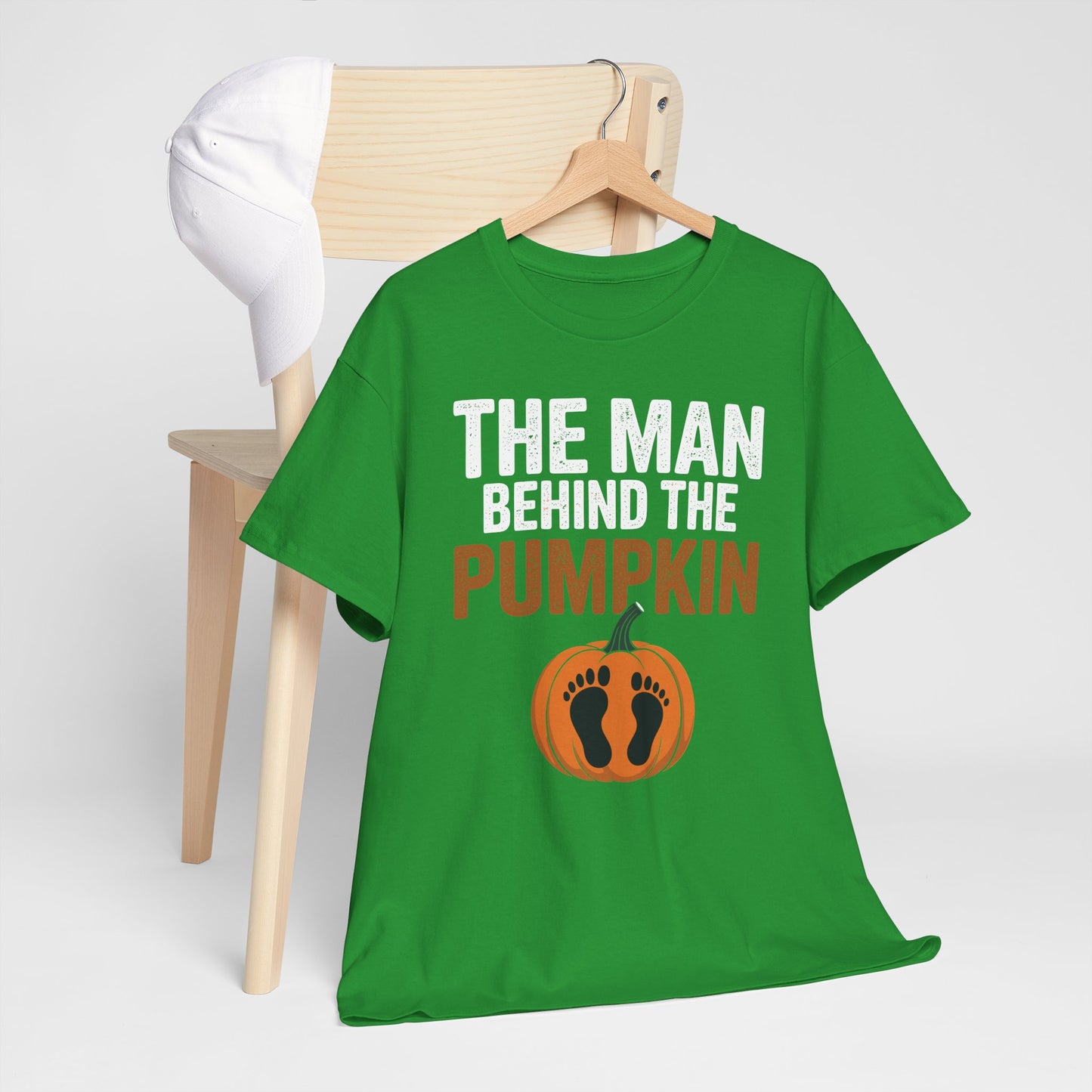 Pregnant Thanksgiving Costume for Dad Expecting Lil Pumpkin T-Shirt
