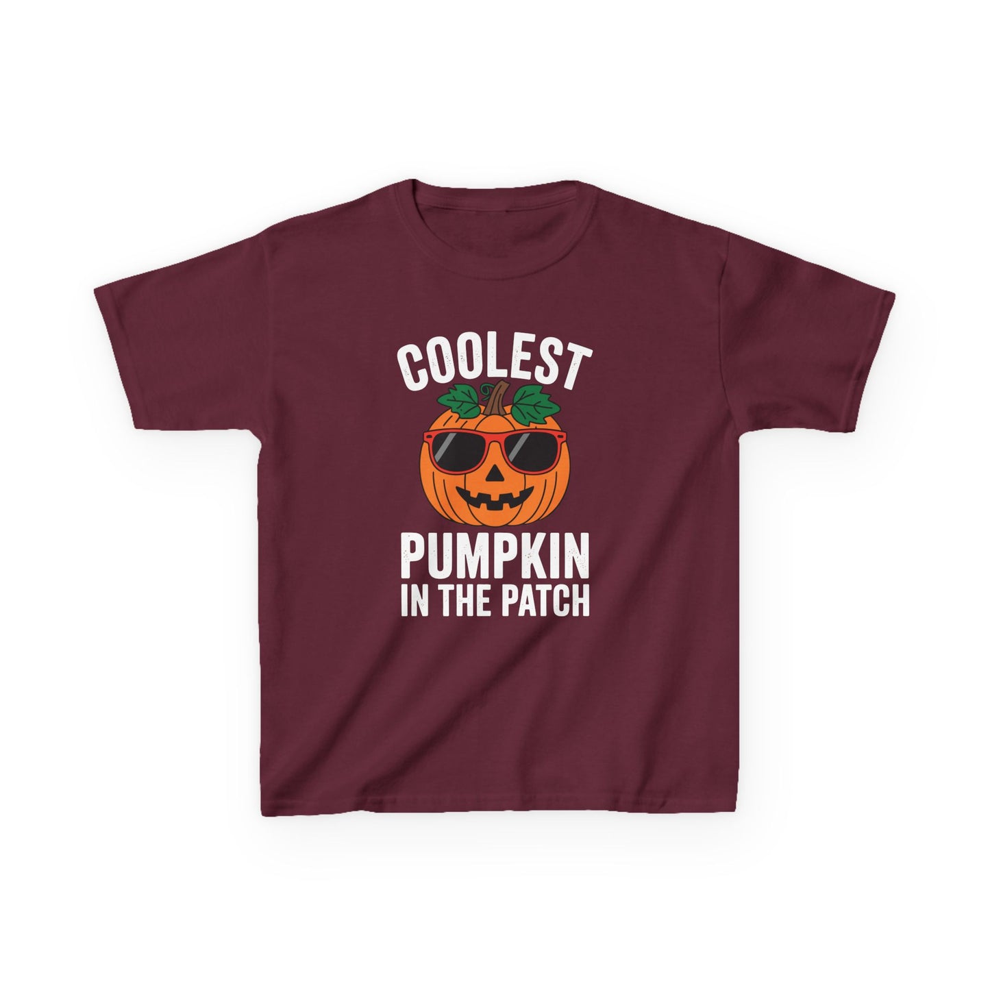 Kids Coolest Pumpkin In The Patch Halloween For Boys Girls T-Shirt