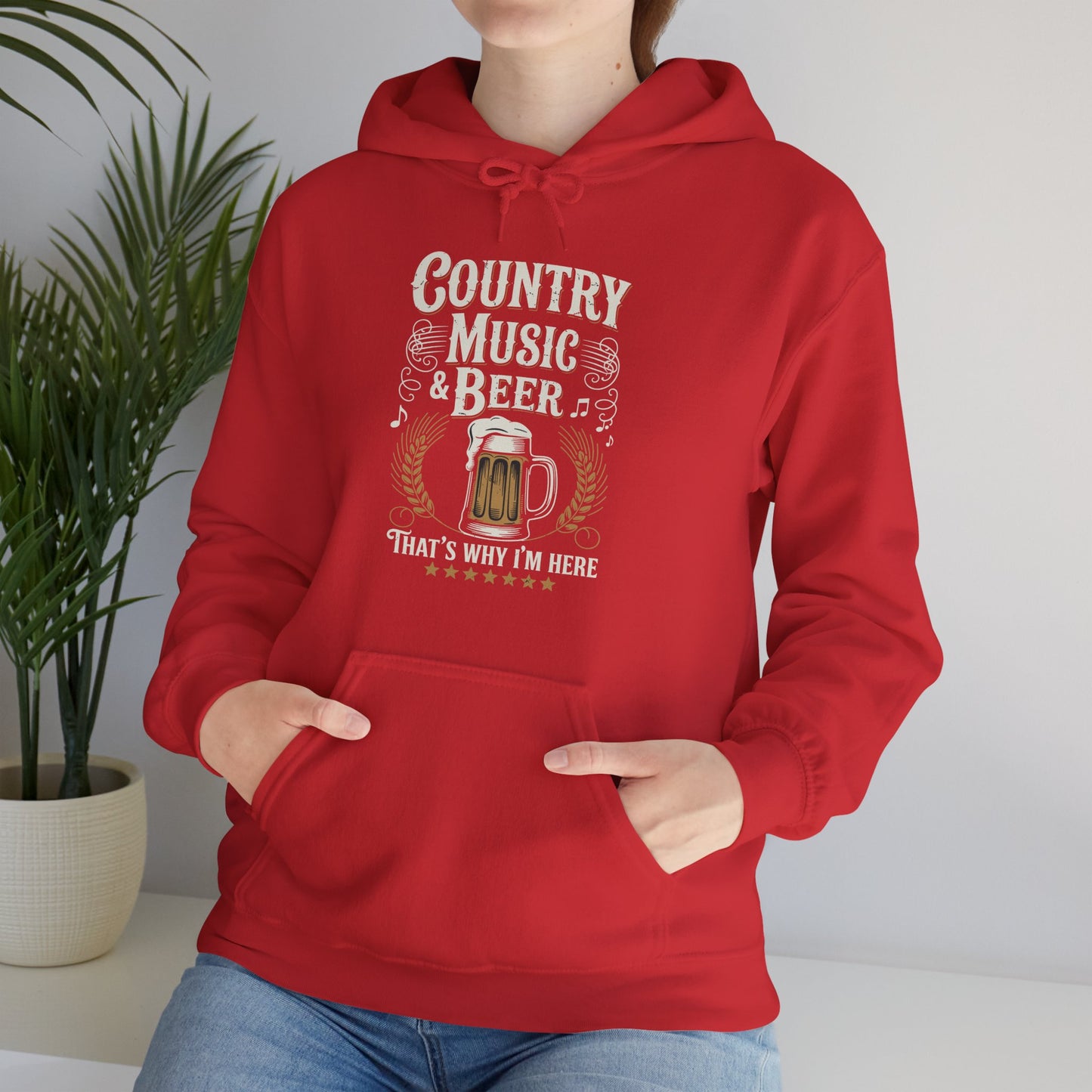 Vintage Country Music and Beer That's Why I'm Here Legends Hoodie