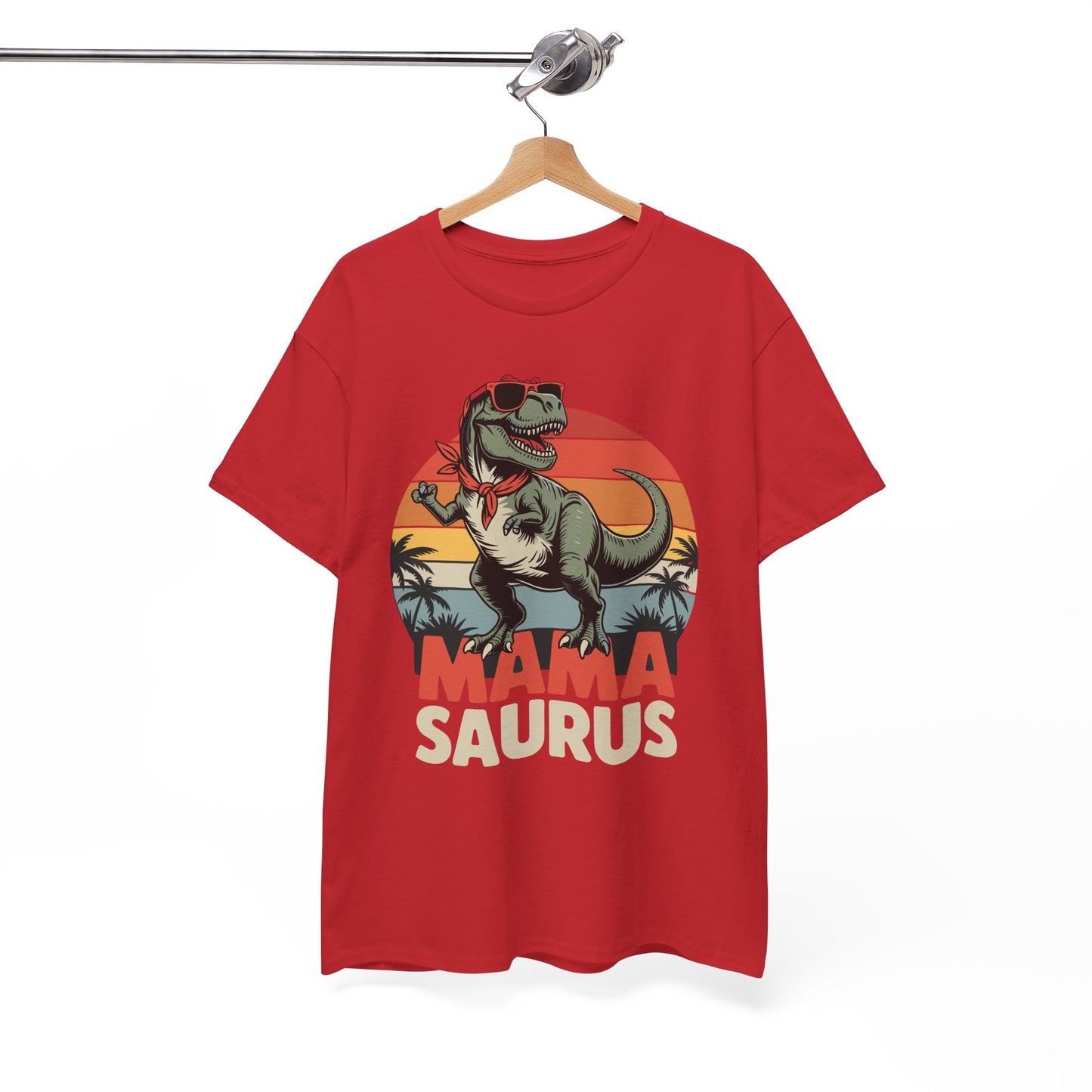 Mamasaurus T Rex Dinosaur Mama Saurus Family Matching Women T-Shirts