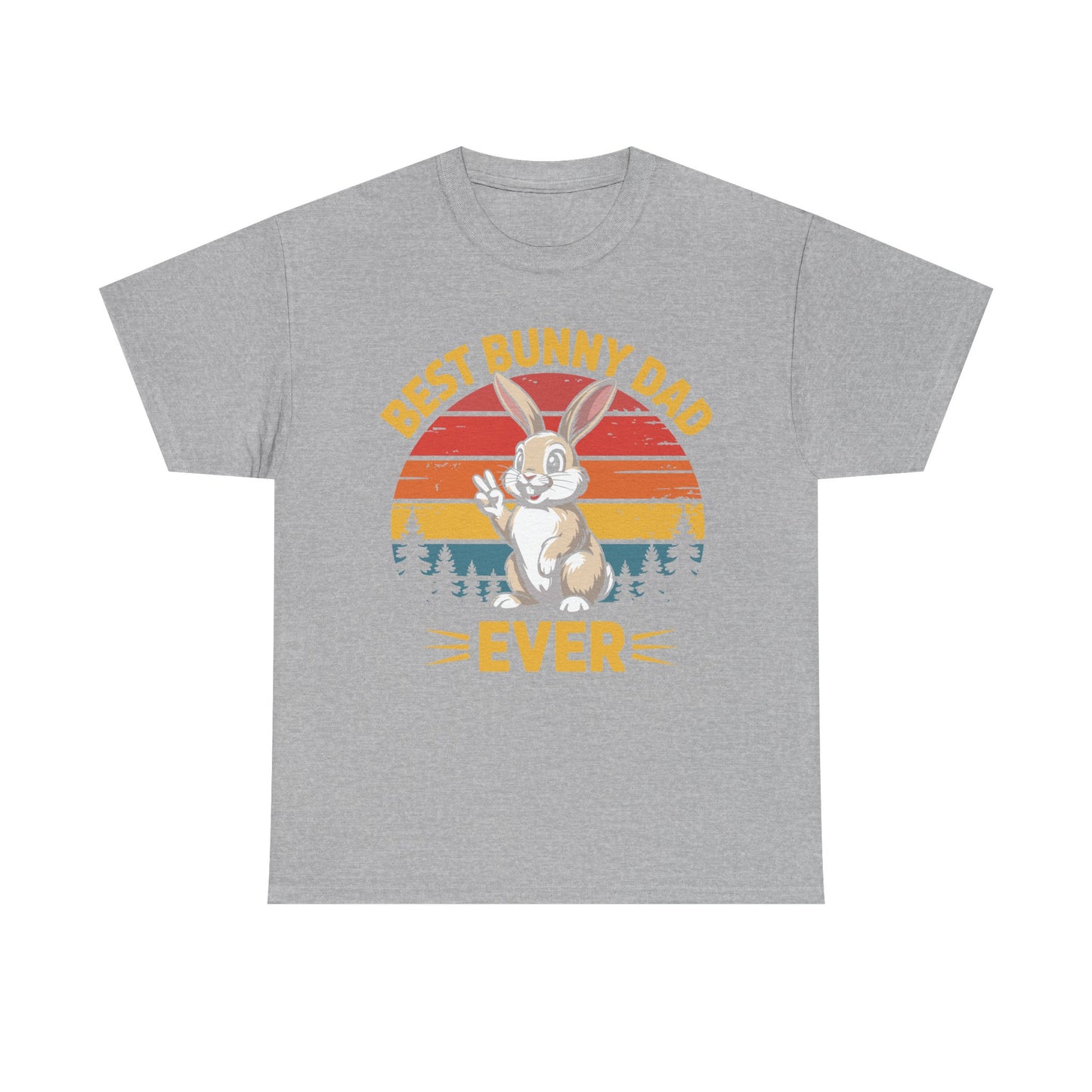 Best Bunny Dad Ever Funny Rabbit Lover Dad Gift T-Shirt for Pet Owners