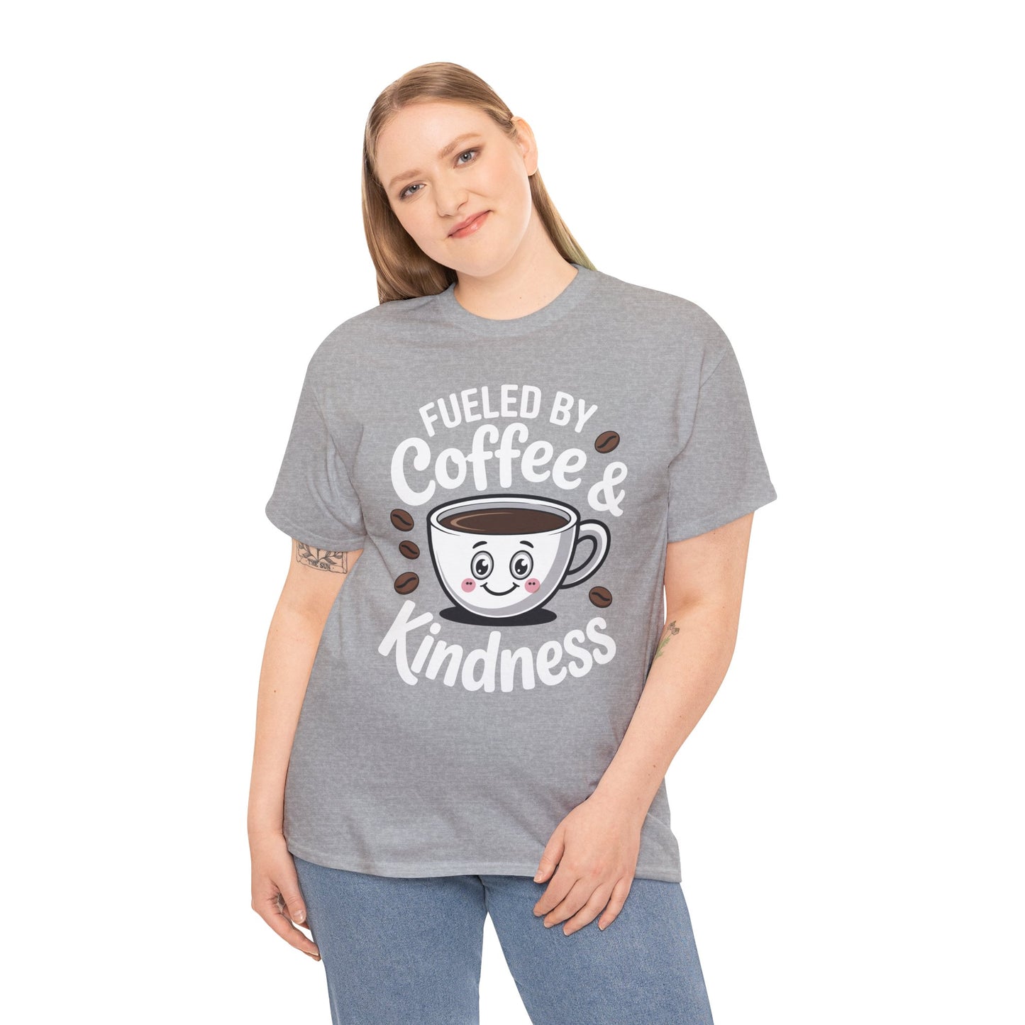 Funny Coffee Lover Fueled by Coffee And Kindness T-Shirt