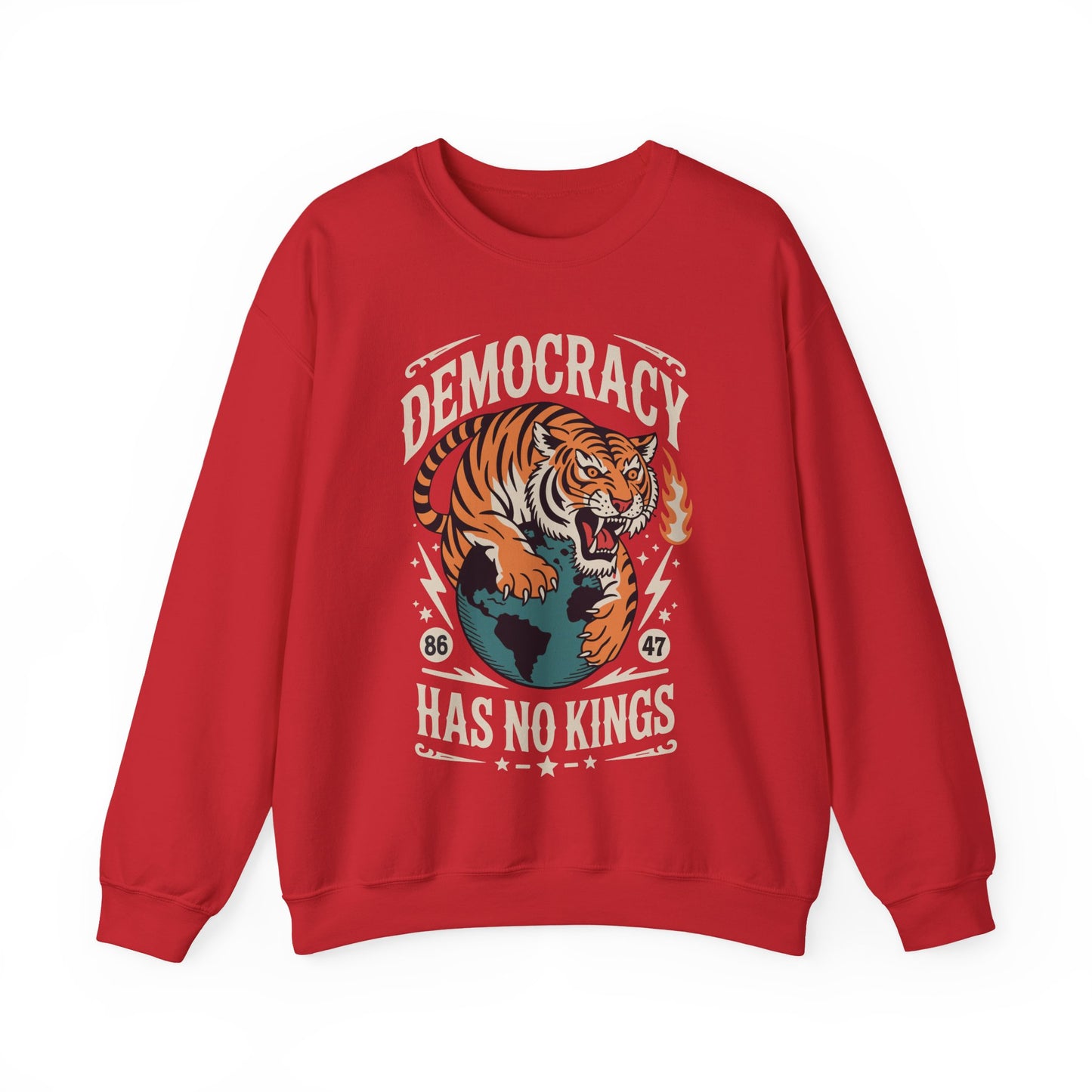 Democracy Has No King 8647 Anti Trump America Social Justice Sweatshirt