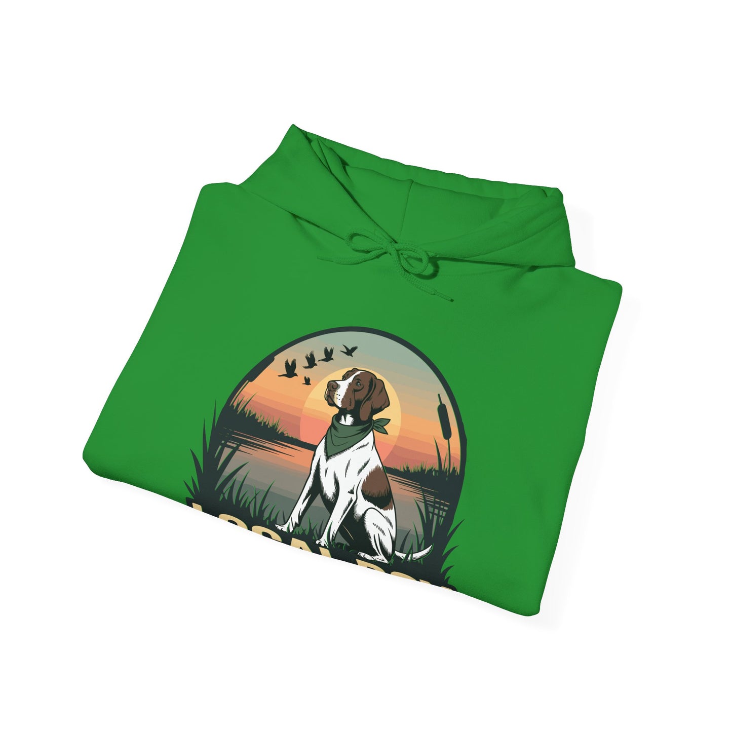 Local Boy Hunting Dog Vintage Sunset Hunting Season Hoodie