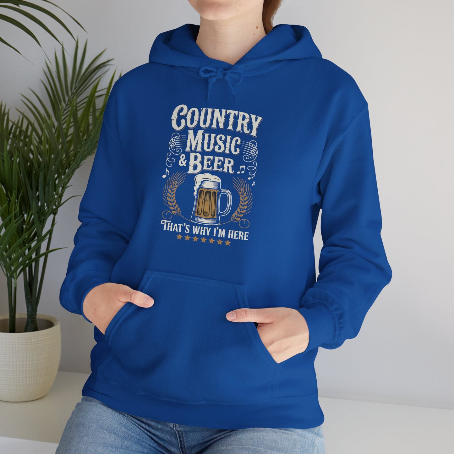 Vintage Country Music and Beer That's Why I'm Here Legends Hoodie