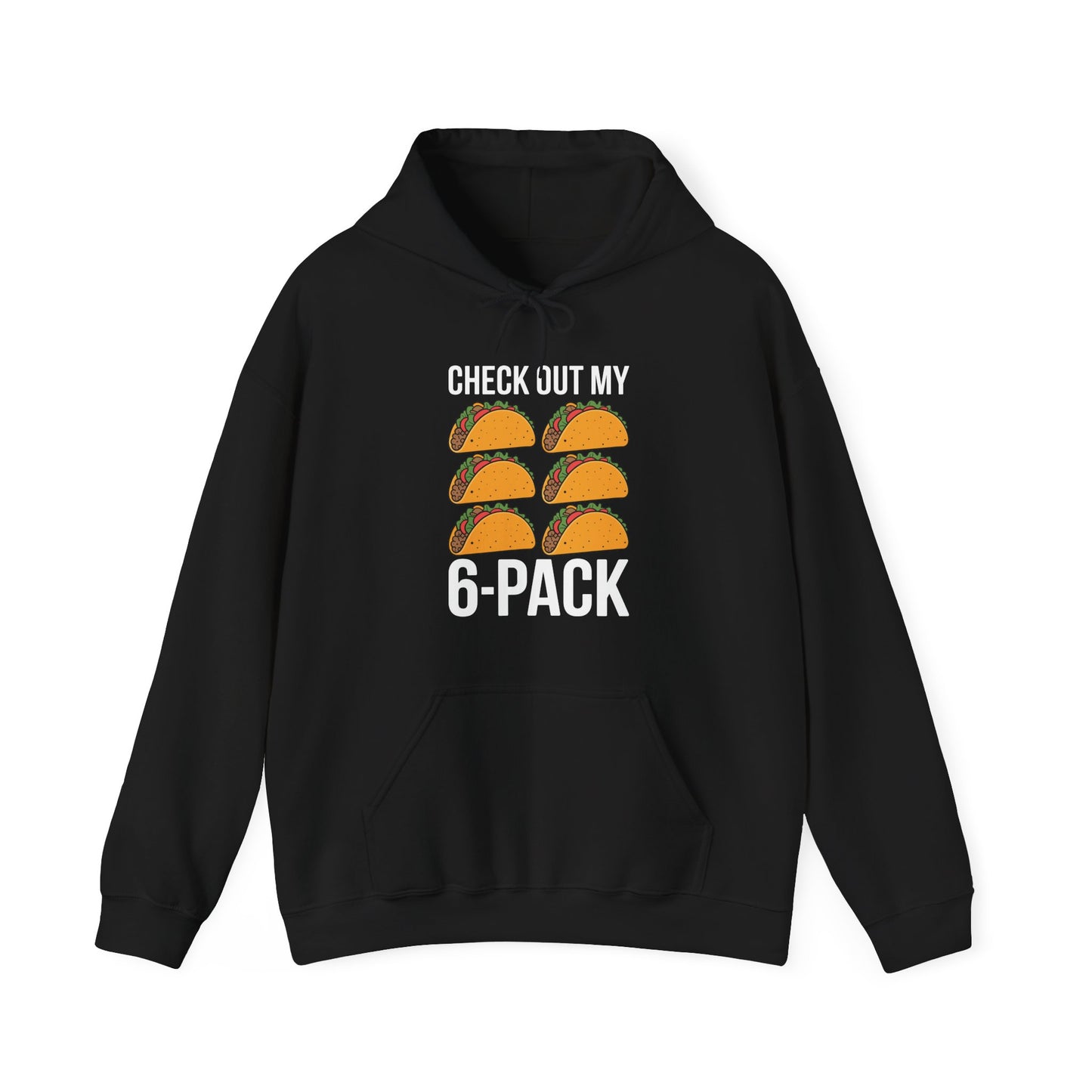 6 Pack Fitness Taco Funny Mexican Gym Top for Taco Lovers Hoodie