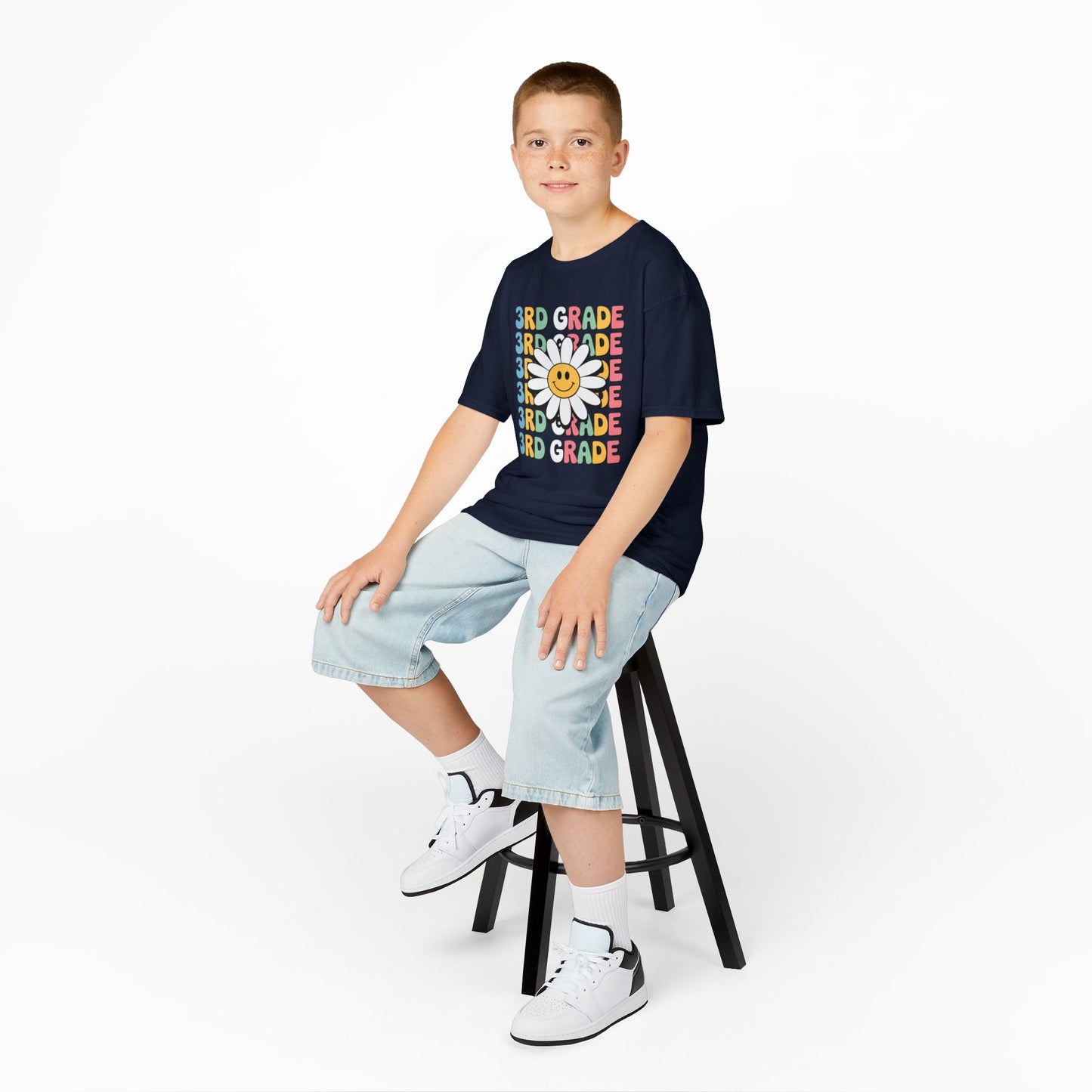 Groovy 3rd Grade Back To School First Day of Third Grade T-Shirt