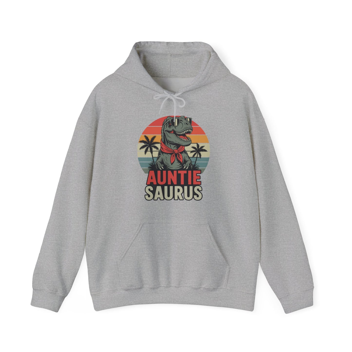 Auntiesaurus T Rex Dinosaur Auntie Saurus Family Matching Hoodie
