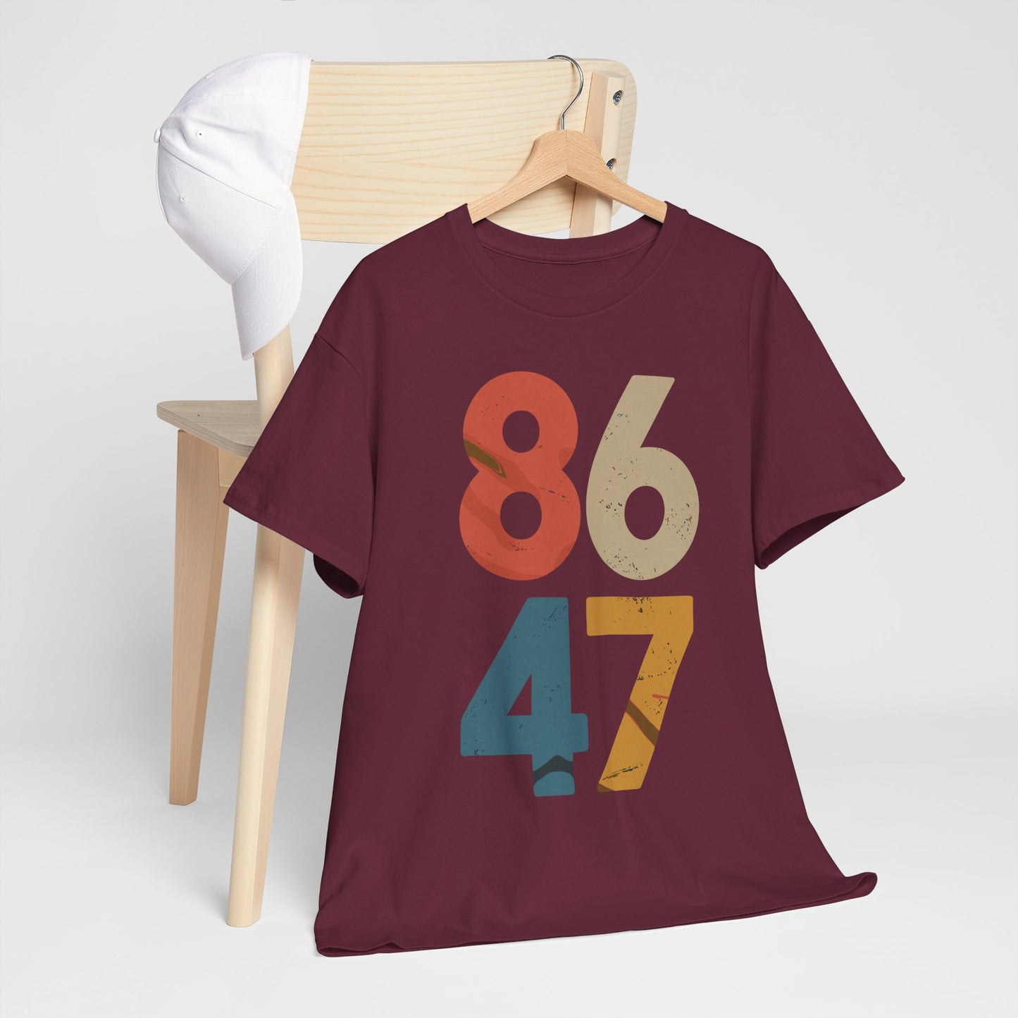Classic Vintage 80s Style 86 47 Anti Trump T-Shirt