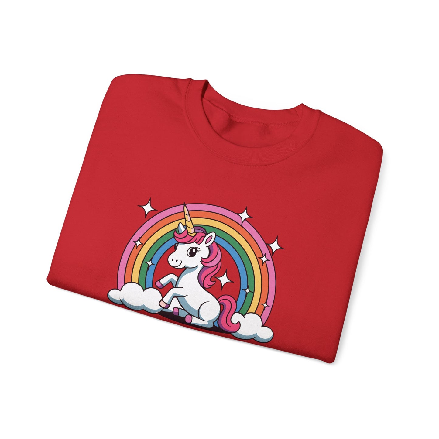 Funny Alpha Male Unicorn Sarcastic Ironic Weird Y2K Humor Sweatshirt