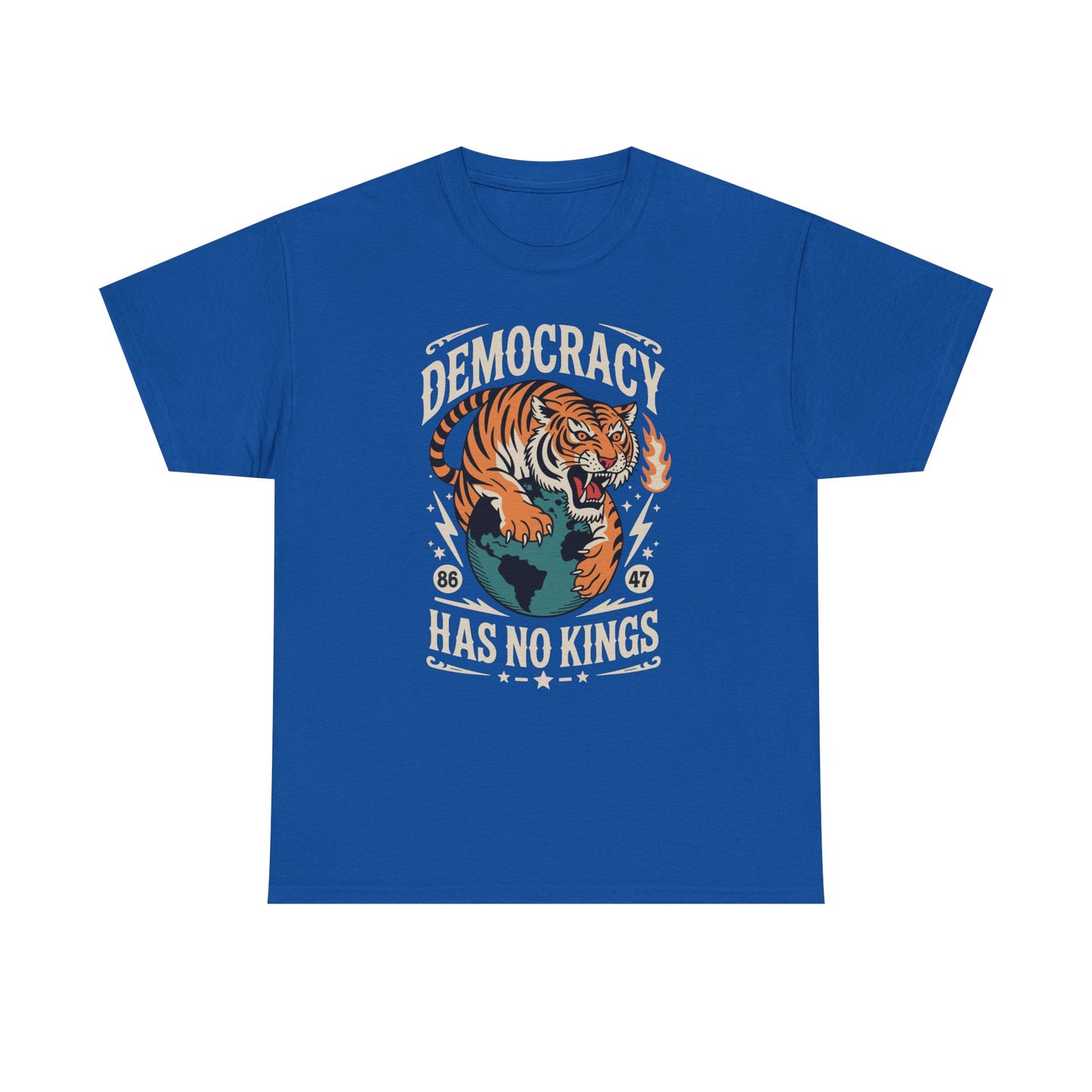 Democracy Has No King 8647 Anti Trump America Social Justice T-Shirt