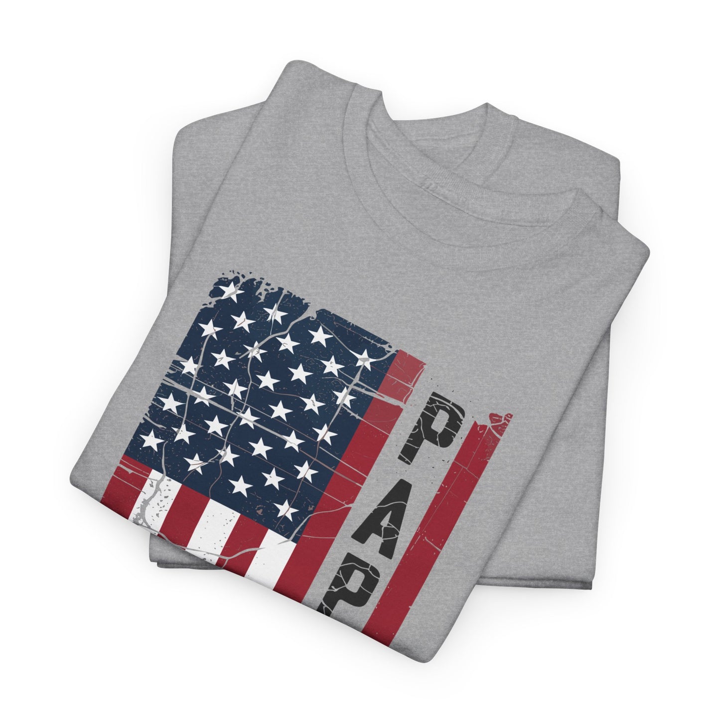 Papaw Grandpa US American Flag Shirt Grandfather Day T-Shirt