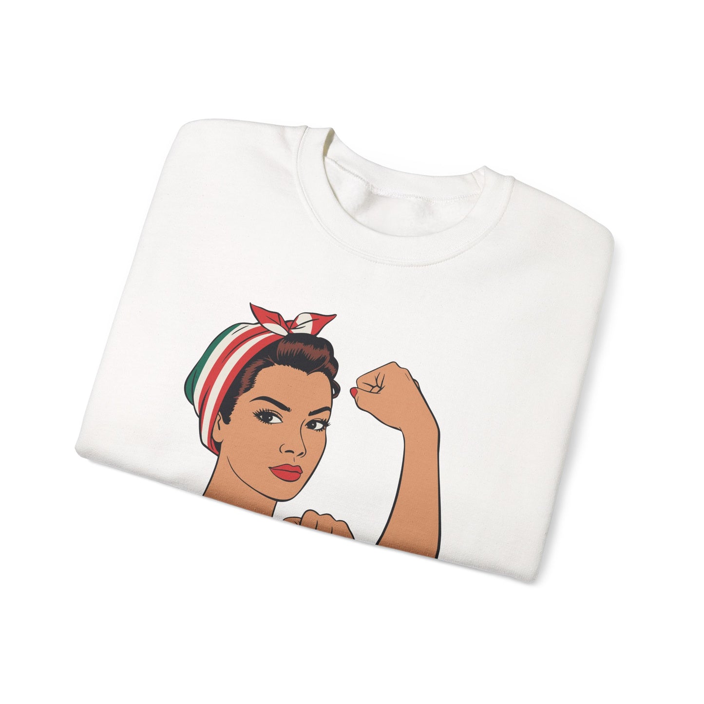 Mexican Girl Mujer Rosie Riveter Cinco De Mayo Fiesta Sweatshirt Women