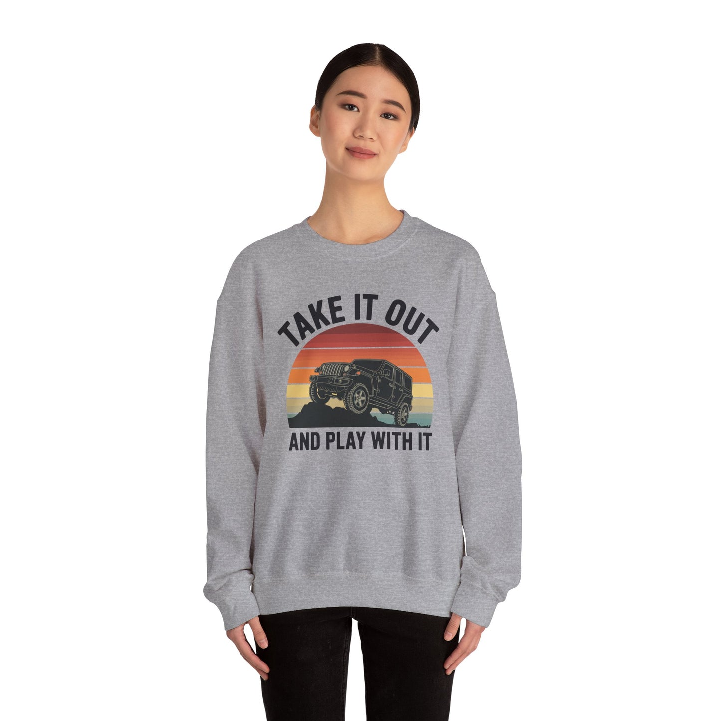 Catch Some Rays Vintage Retro Take It Out And Play Sweatshirt