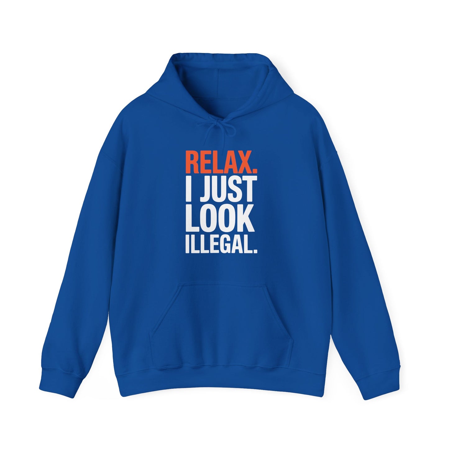 Funny Relax, I Just Look Illegal Sarcastic Hoodie