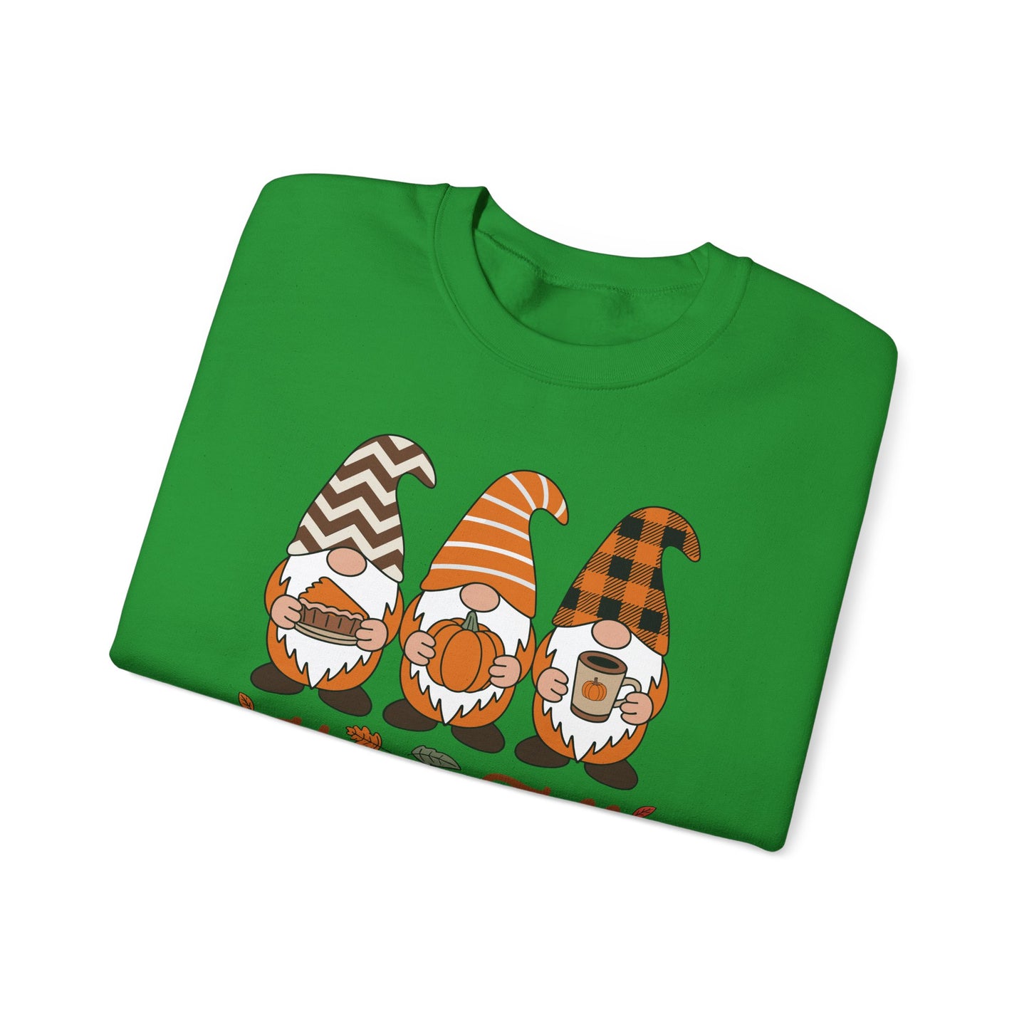 Happy Fall Y'all Gnome Pumpkin Autumn Thanksgiving Men Women Sweatshirt