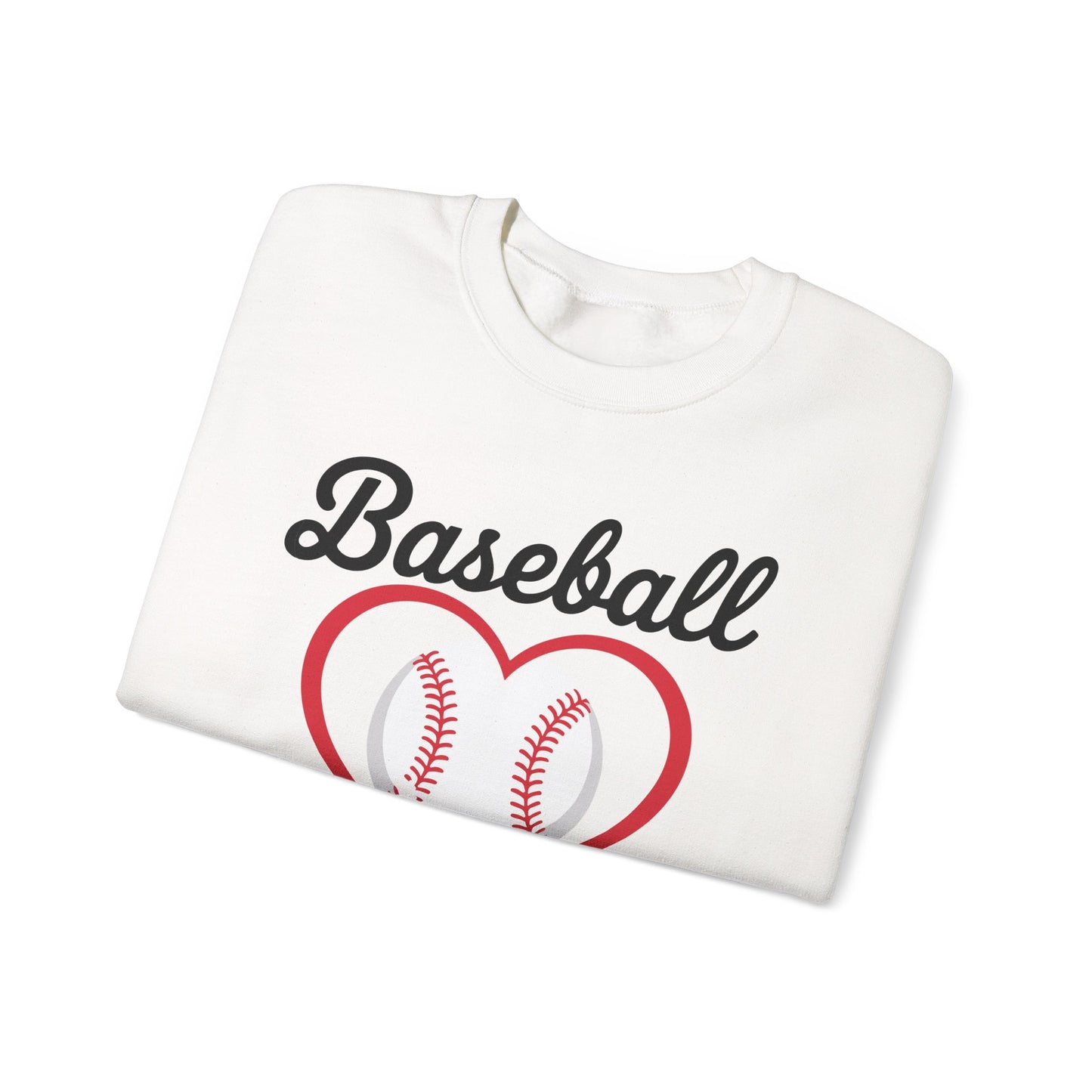 Baseball Grandma Women Baseball Heart Mothers Day Sweatshirt