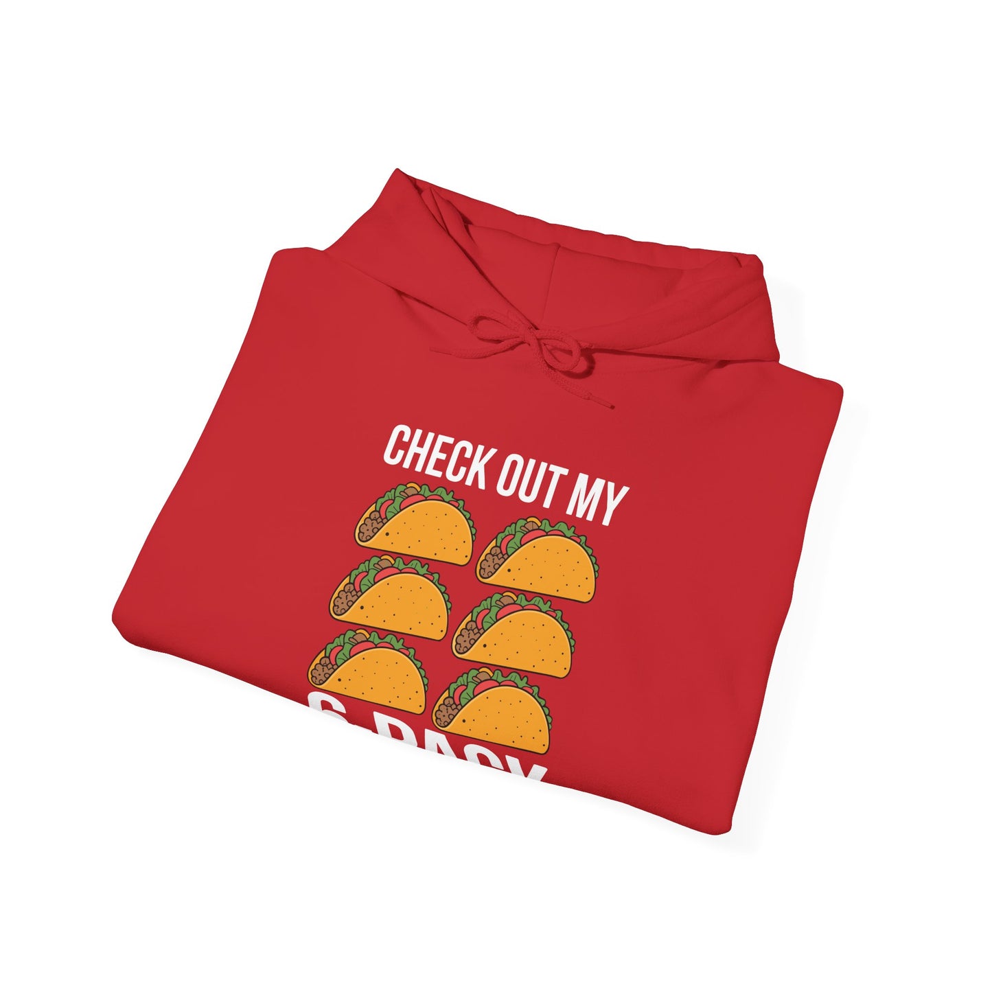 6 Pack Fitness Taco Funny Mexican Gym Top for Taco Lovers Hoodie