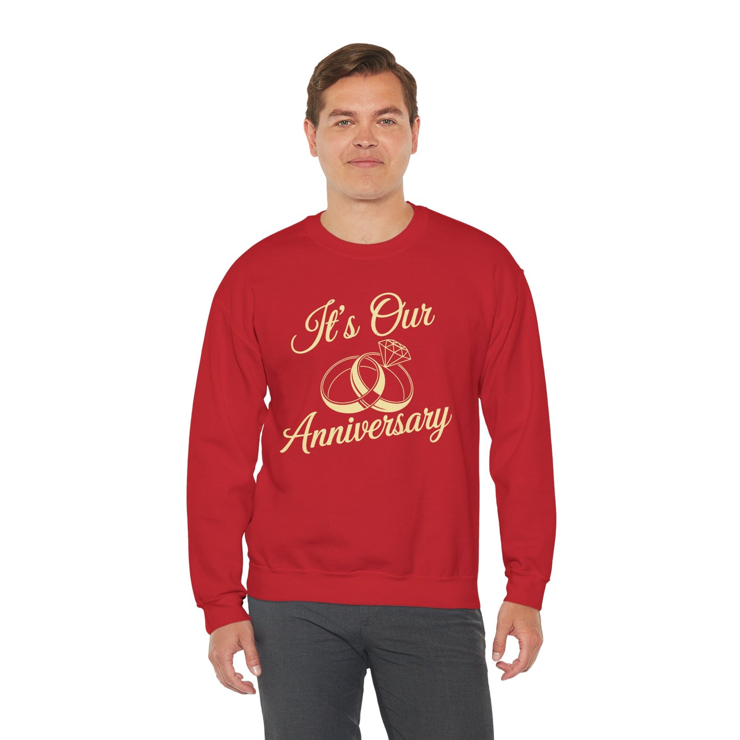 It's Our Anniversary Shirts for Married Couples Husband Wife Sweatshirt