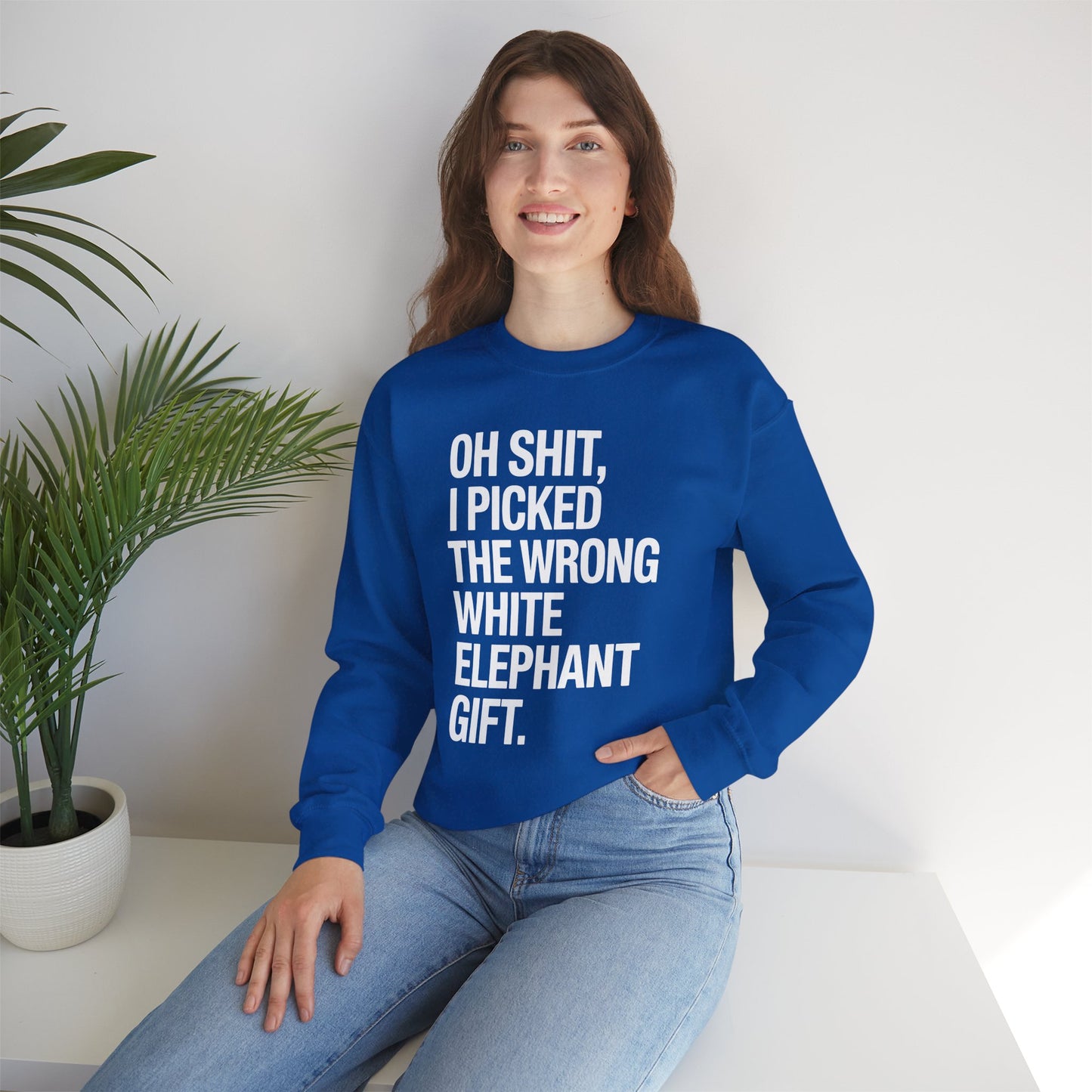Oh Shit Funny White Elephant Gifts for Adults Under 15 20 Sweatshirt