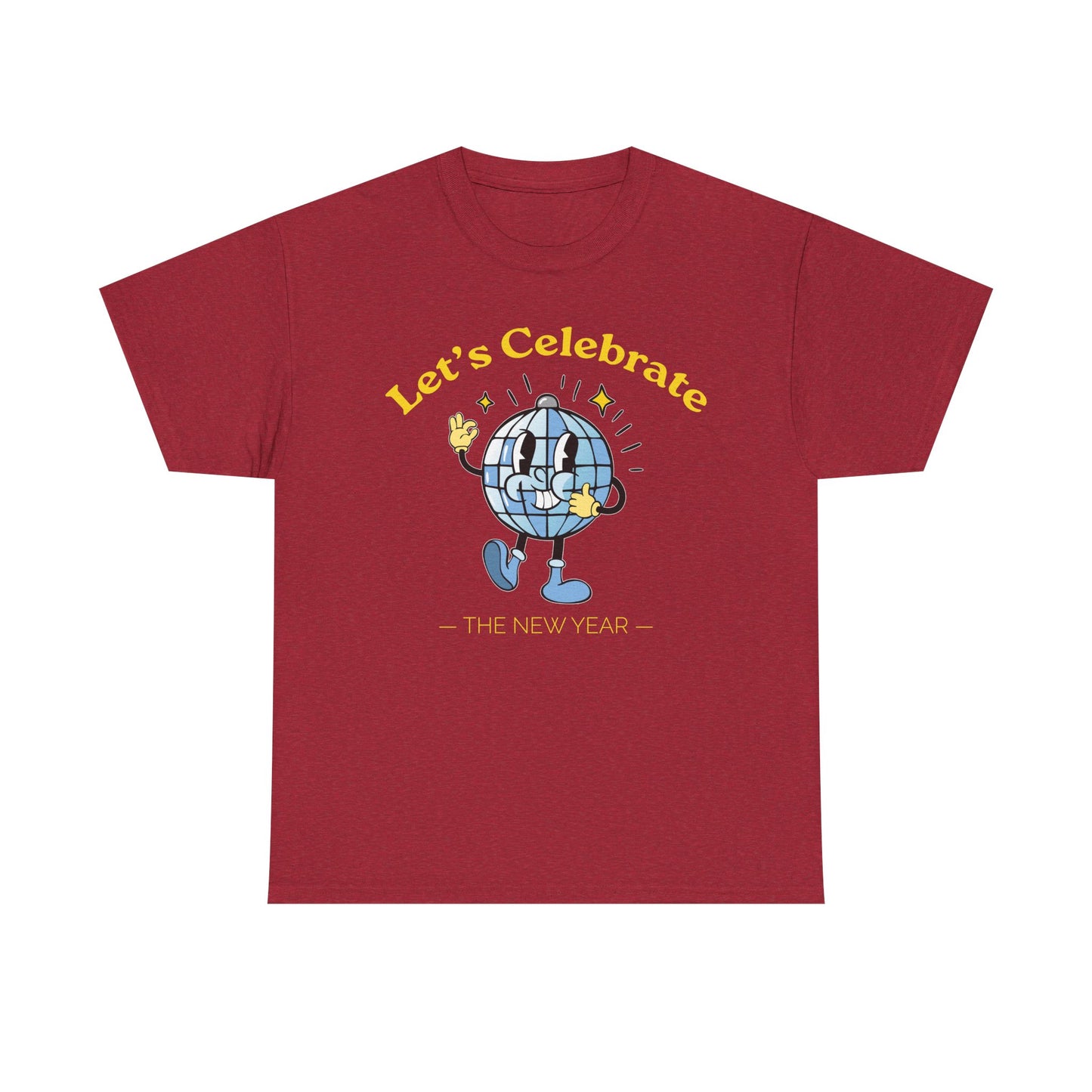 Cheers to Happy New Year Celebration T-Shirt Festivel NYE Party Tee for Men and Women