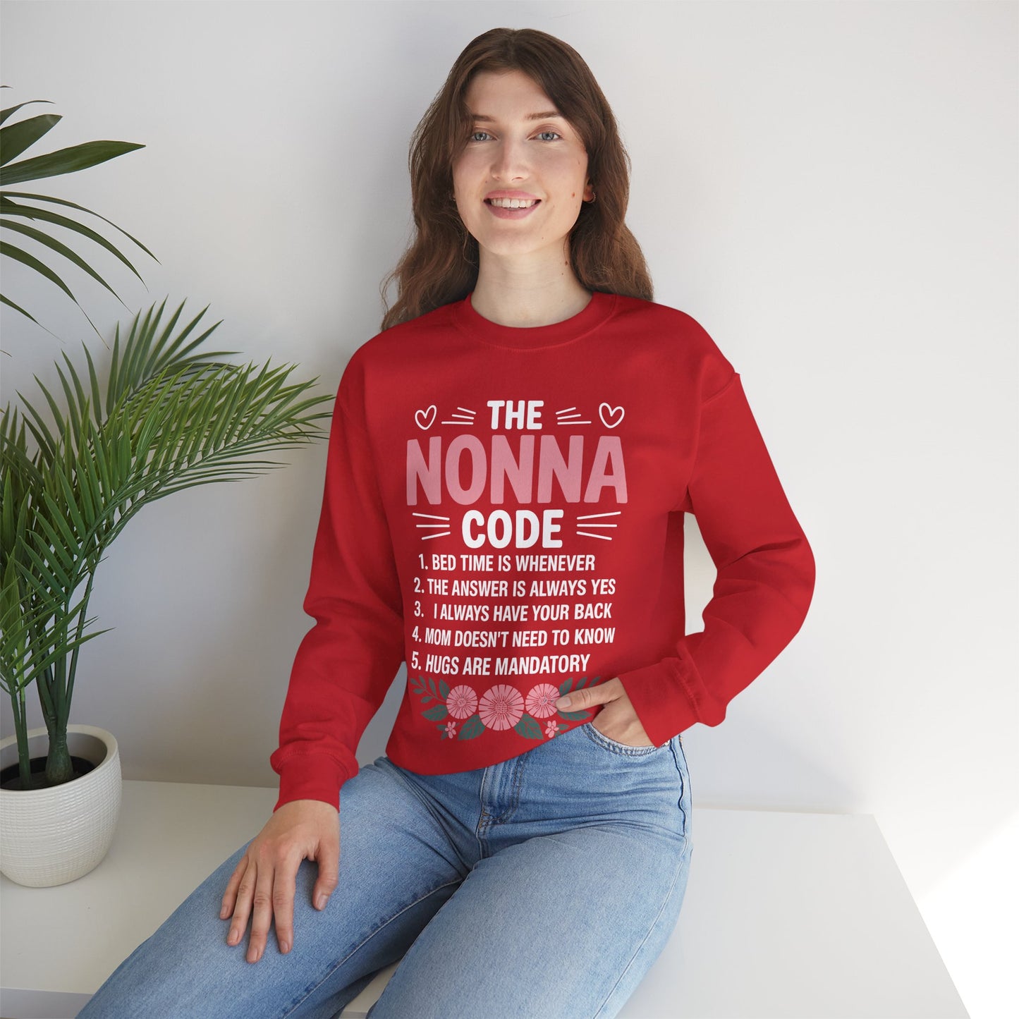 The A Nonna Code Funny Grandma Mothers Day Gifts Sweatshirt