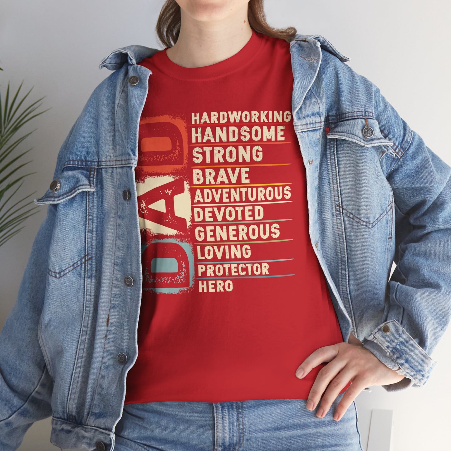 Vintage Funny Definition of Dad Retro Meme Joke Father's Day T-Shirt