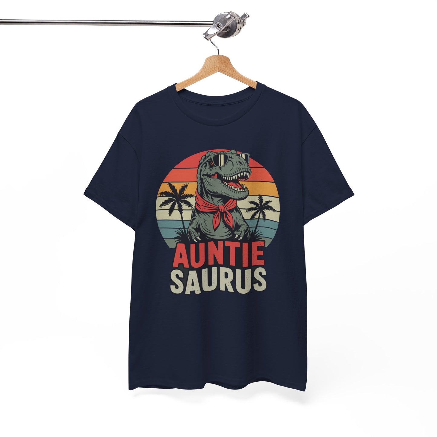Auntiesaurus T Rex Dinosaur Auntie Saurus Family Matching T-Shirt