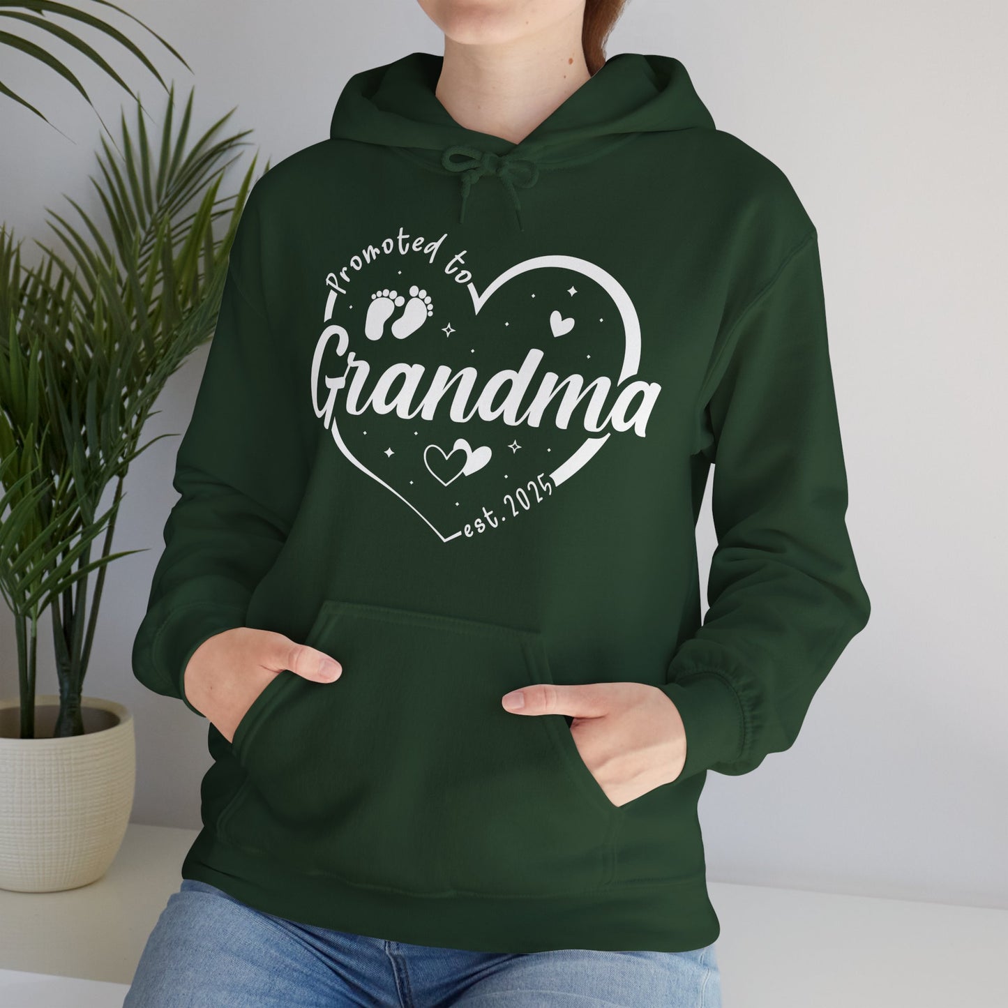 Promoted to Grandma Est 2025 Soon to be Grandma Mothers Day Hoodie