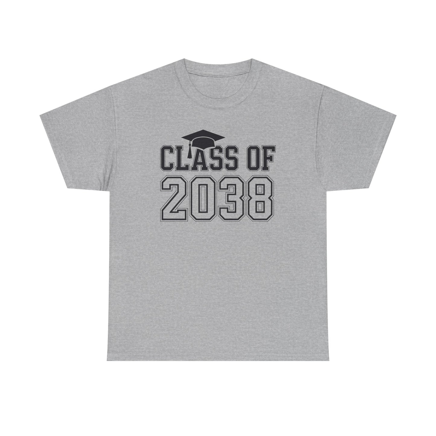 Class of 2038 Grow With Me Funny Kindergarten Back To School T-Shirt