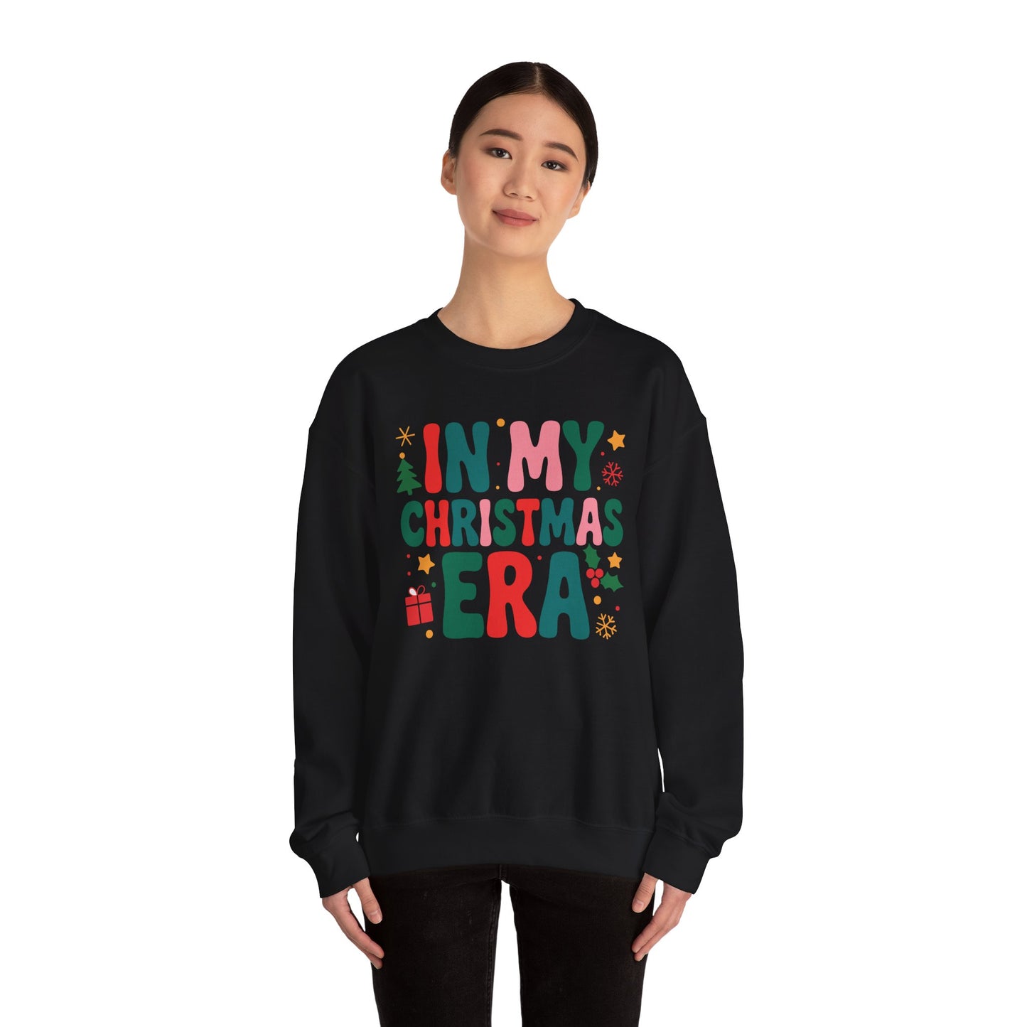 In My Christmas Era Cute Groovy Christmas Holiday Xmas Sweatshirt