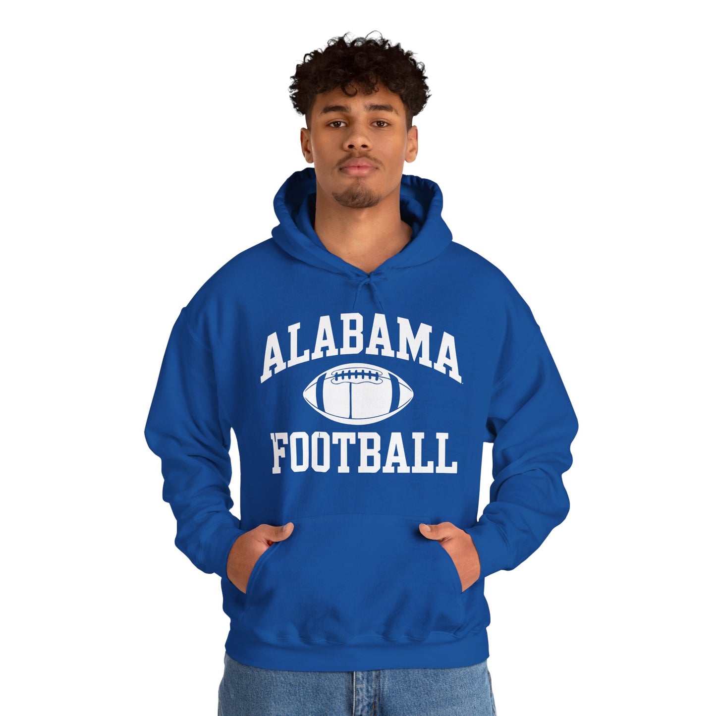 Men's Grey Alabama Football Vintage Distressed Hoodie