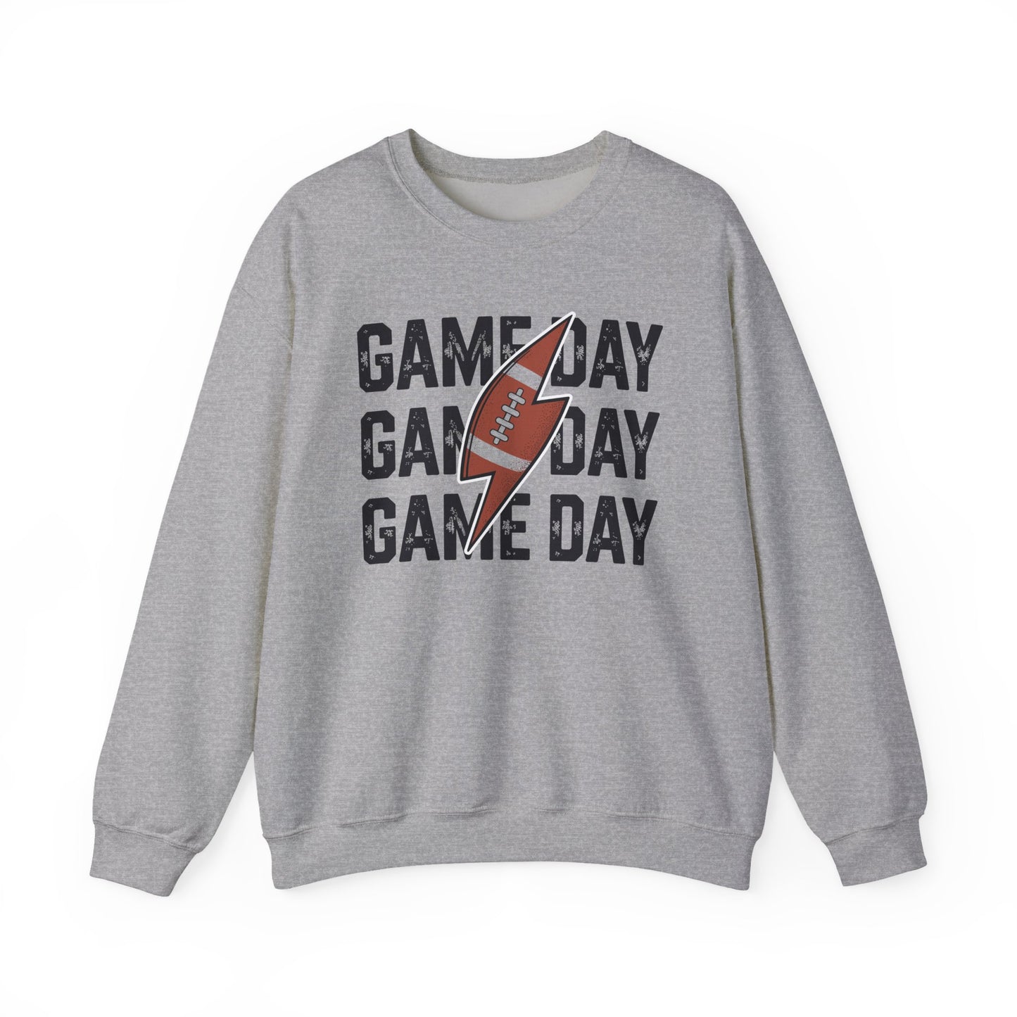 Vintage Game Day Football Lightning Bolt Funny Team Sport Sweatshirt