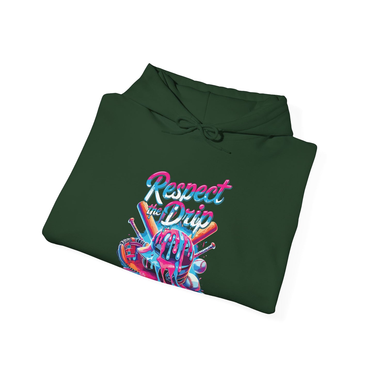 Baseball Drip For Boys Ice Cream Respect The Drip Baseball Hoodie