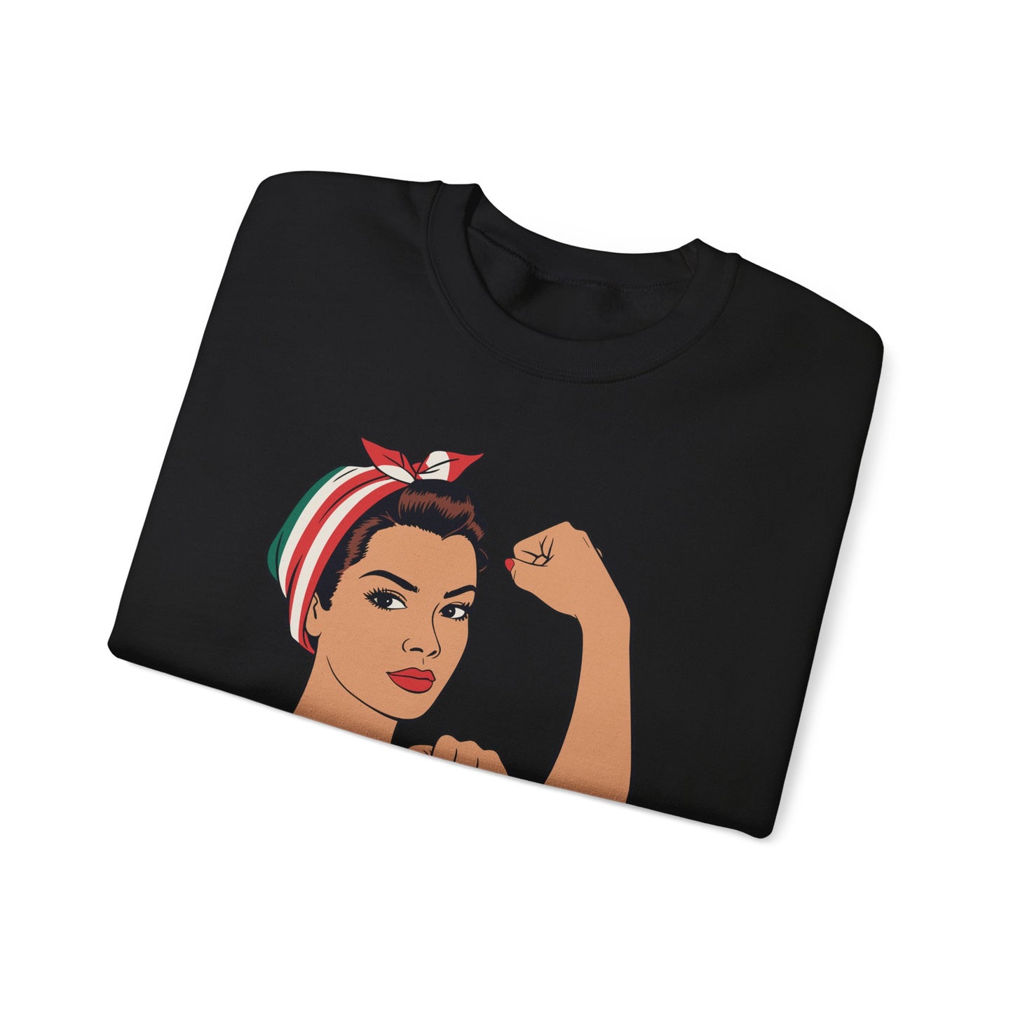 Mexican Girl Mujer Rosie Riveter Cinco De Mayo Fiesta Sweatshirt Women